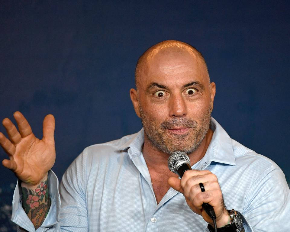 Joe Rogan, bald man, beard, SD Desktop Wallpaper