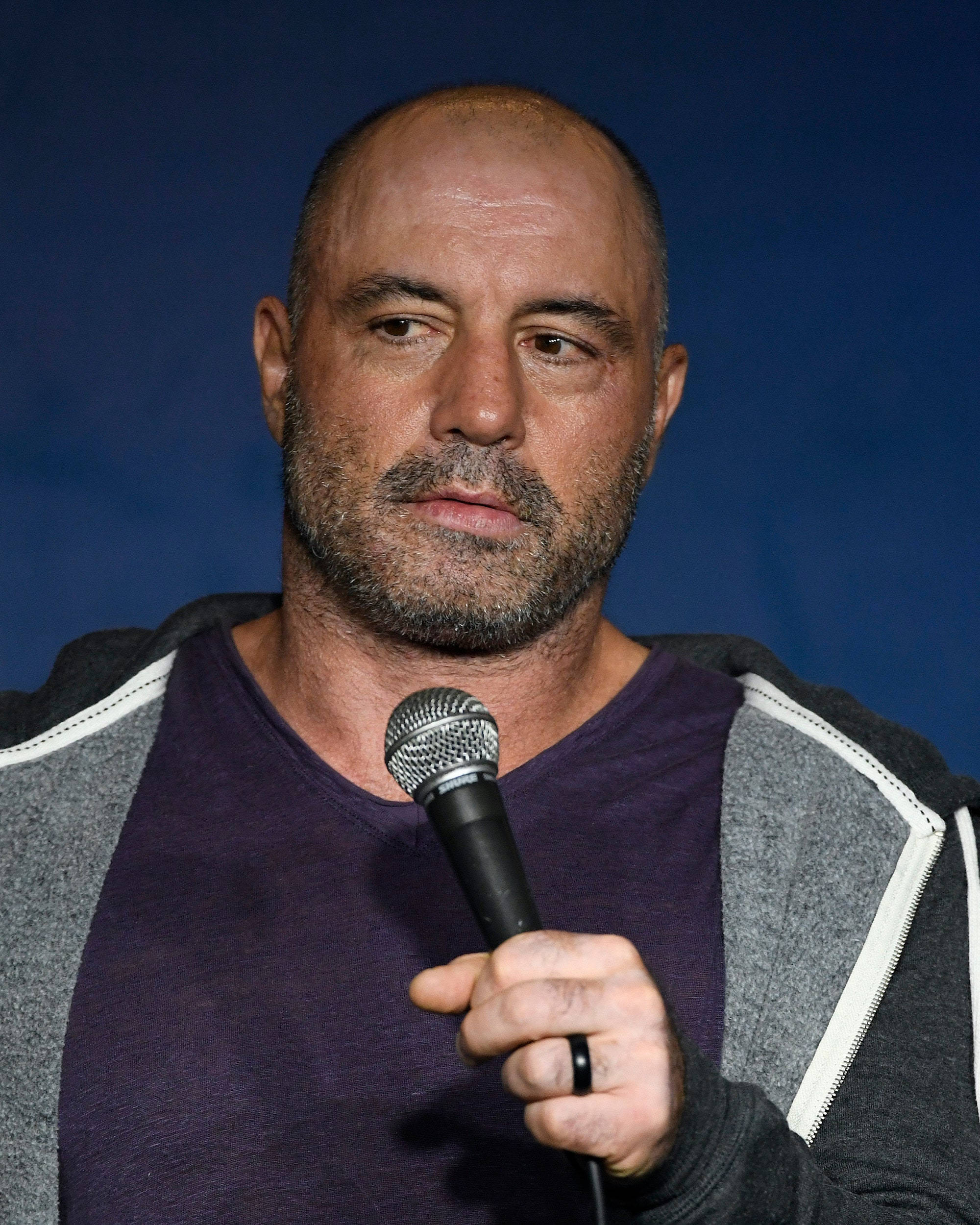 Joe Rogan, comedy show, bald man, Full HD Phone Wallpaper