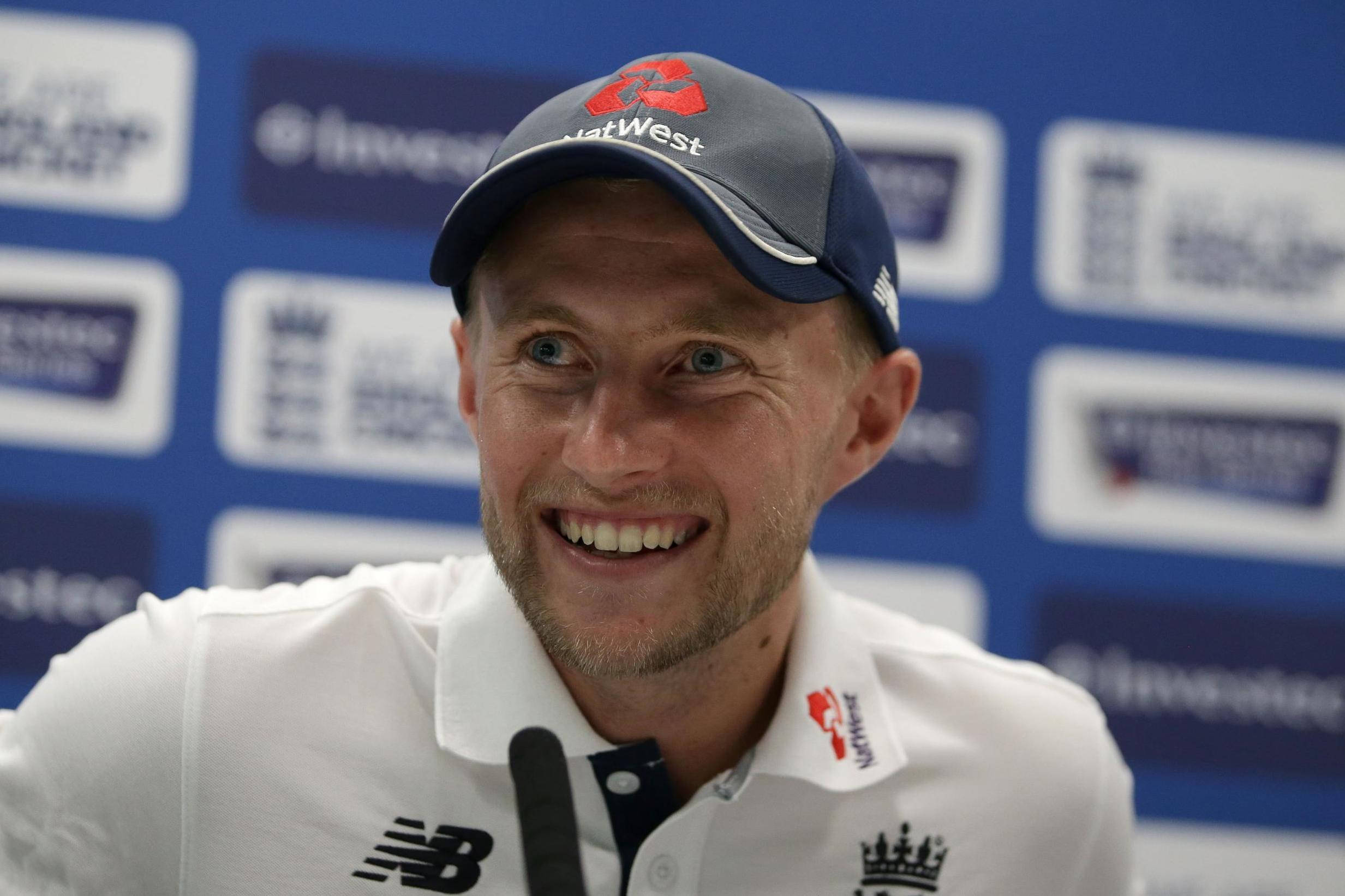 Joe Root, white polo shirt, blue cap, Full HD Desktop Wallpaper