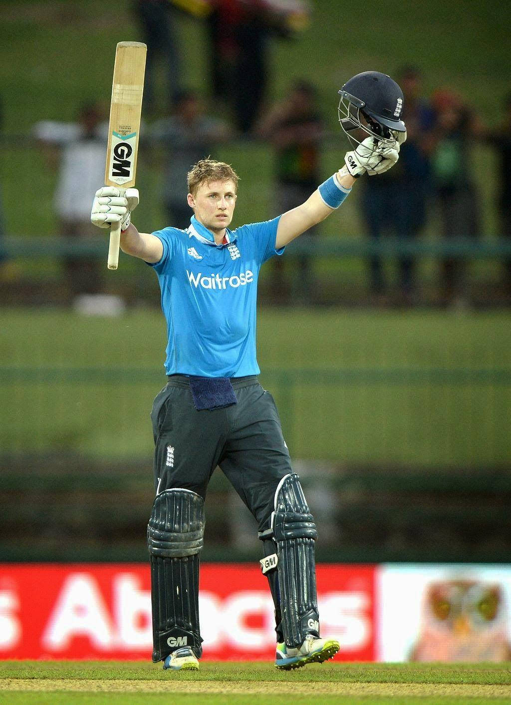 Joe Root, blue jersey, bat, HD Phone Wallpaper