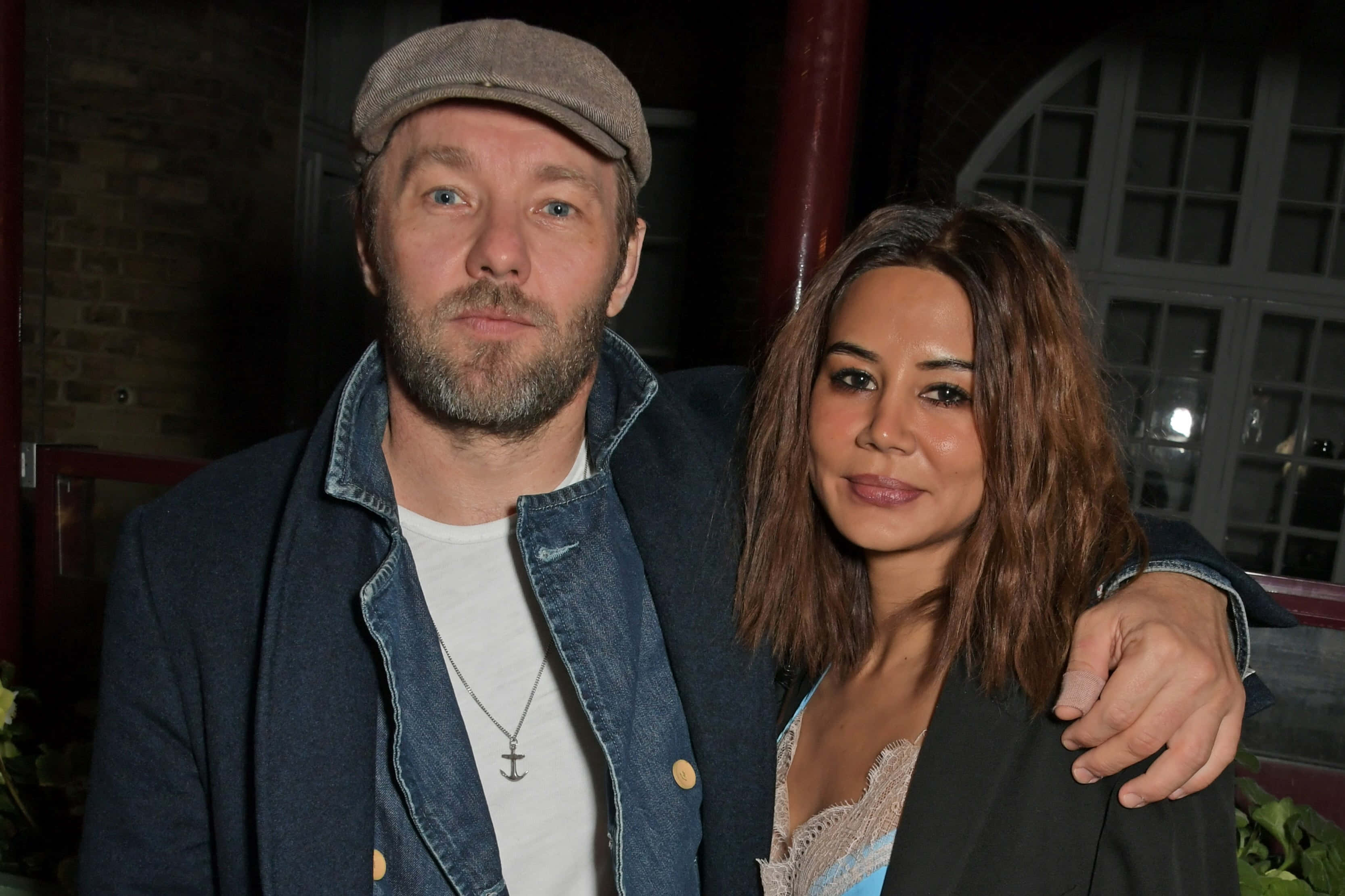 Joel Edgerton, cap, denim jacket, 2K Desktop Wallpaper
