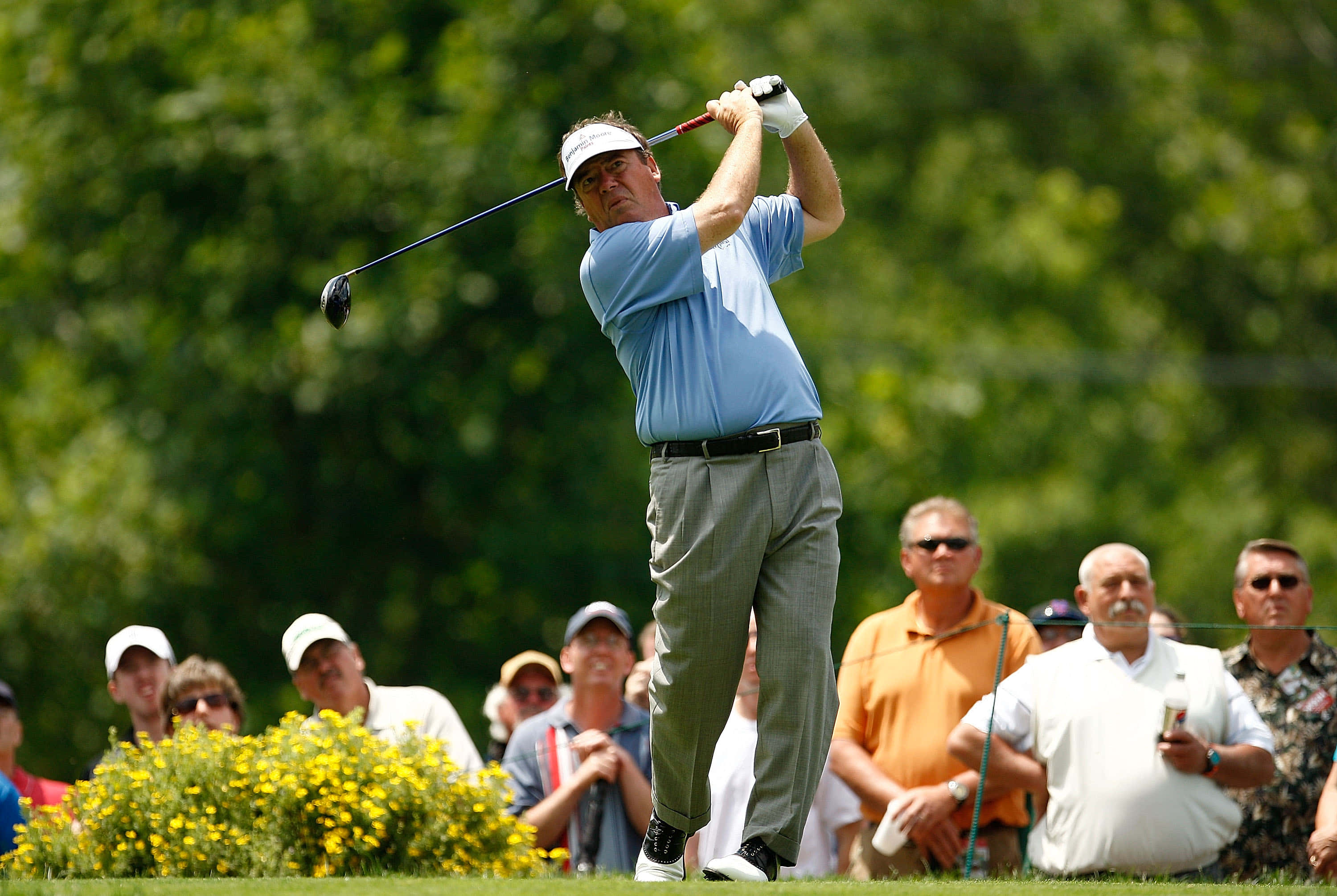 Joey Sindelar, golf course, blue shirt, 2K Desktop Wallpaper