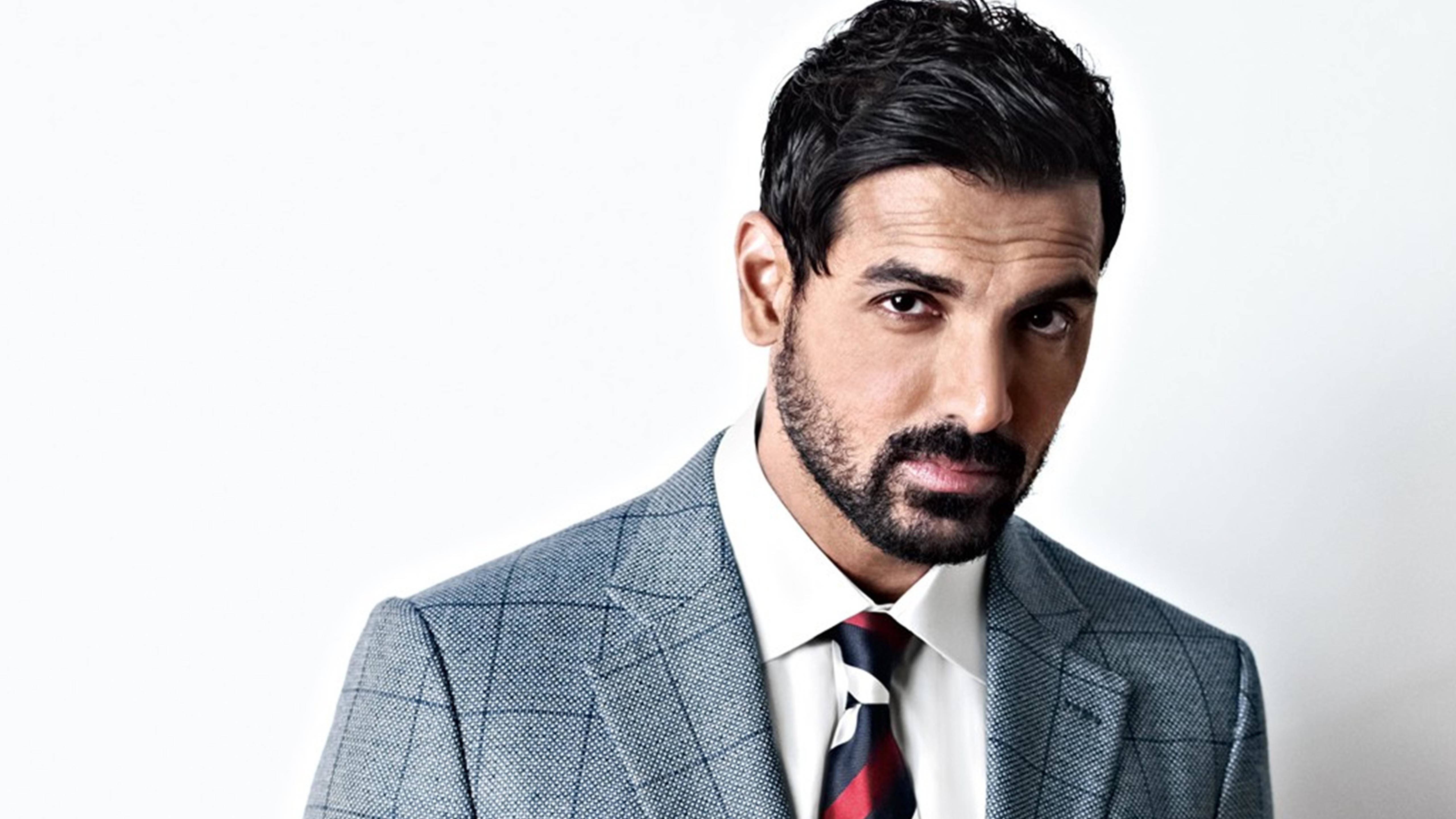 John Abraham, suit, beard, 5K Desktop Wallpaper