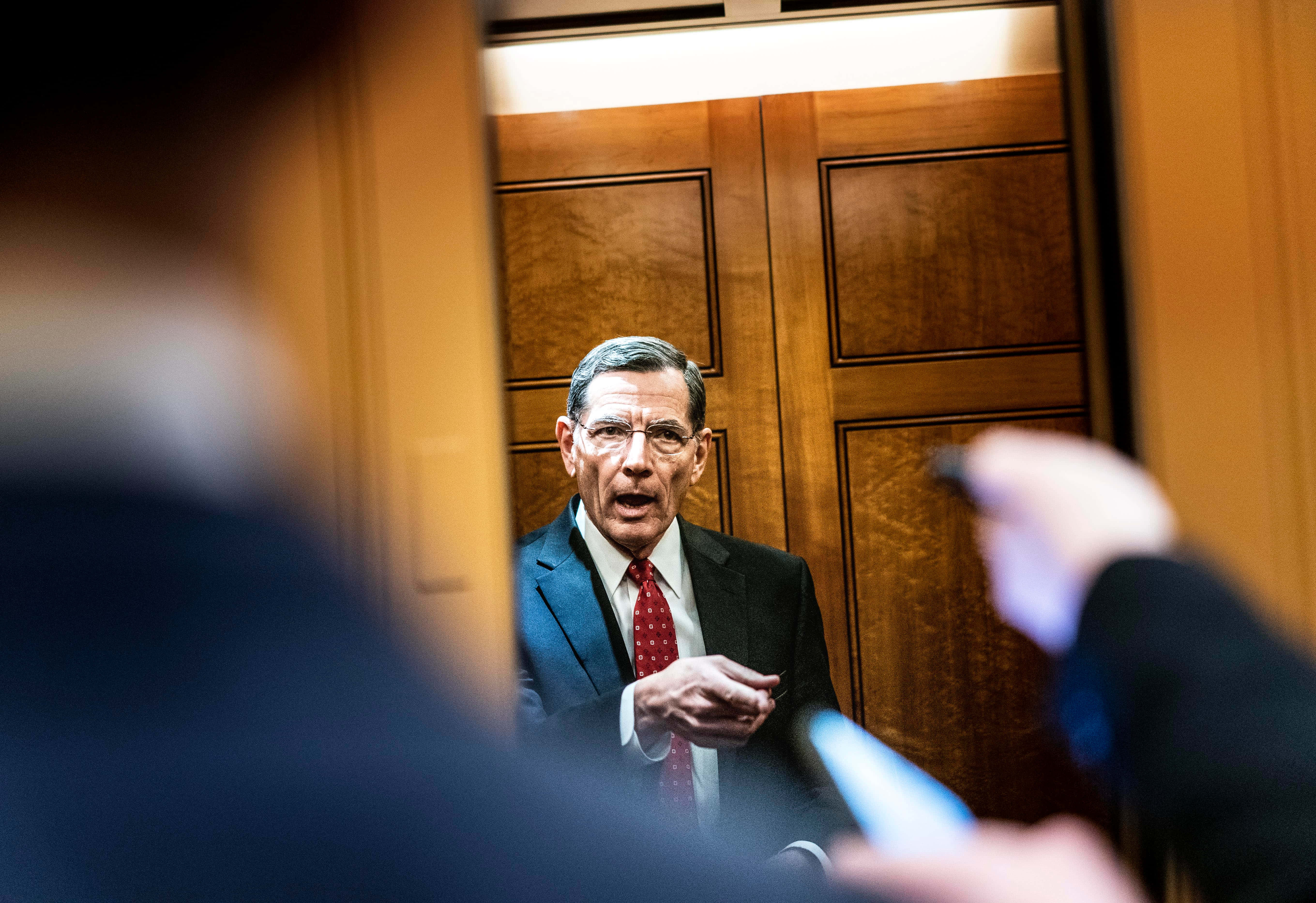 John Barrasso, suit, red tie, 5K Desktop Wallpaper