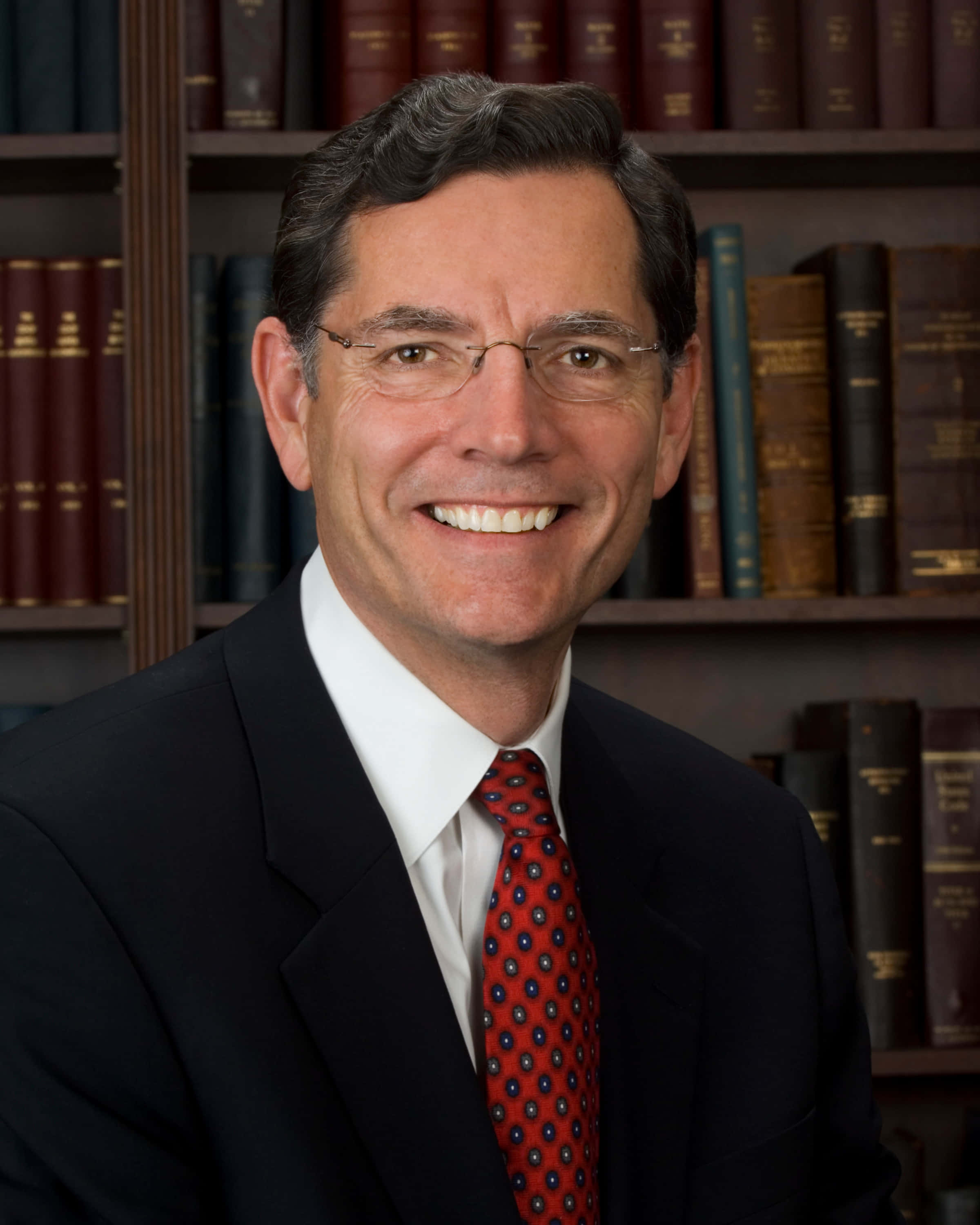John Barrasso, suit, glasses, 2K Phone Wallpaper