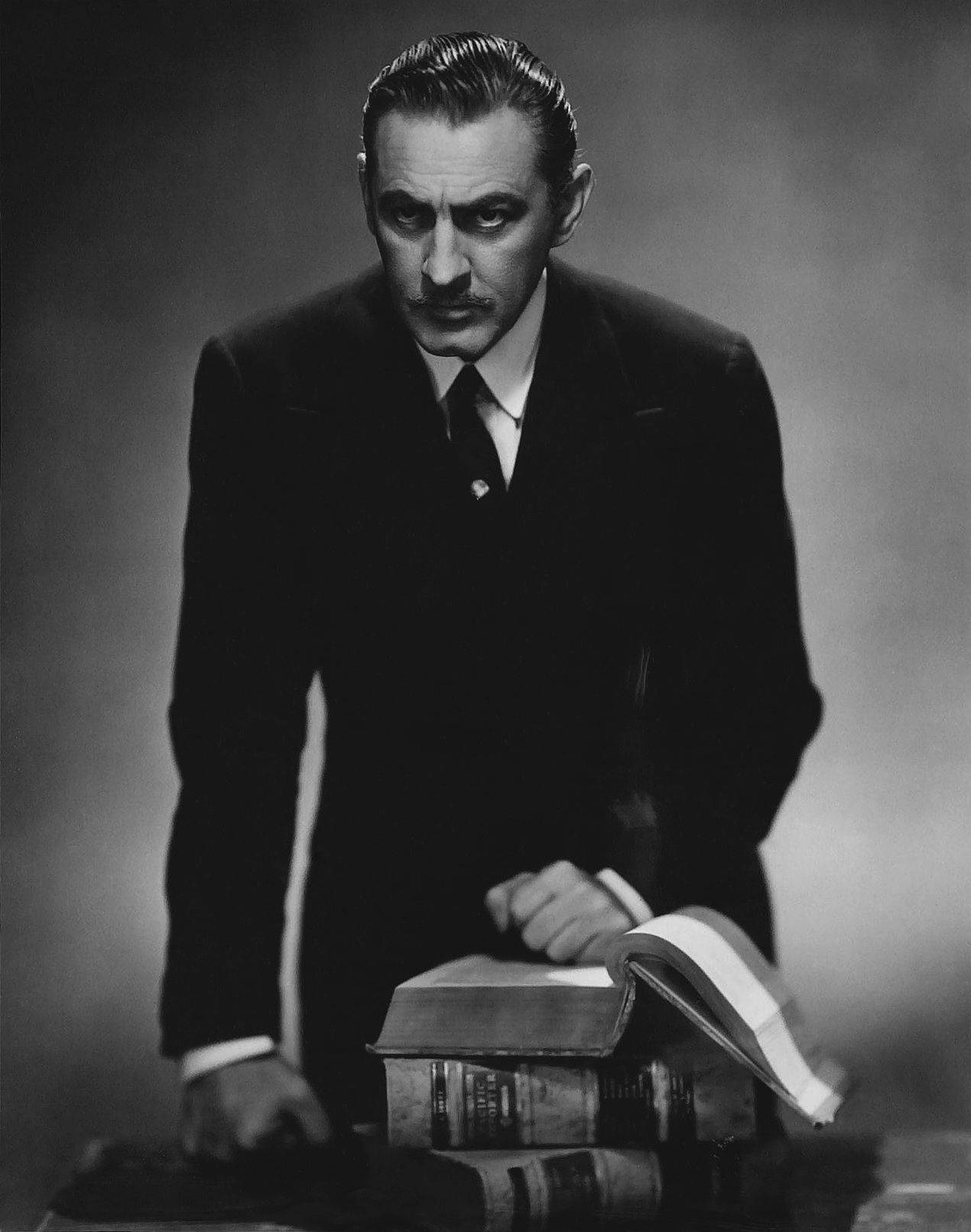 John Barrymore, Hamlet, black and white studio portrait, HD Phone Wallpaper