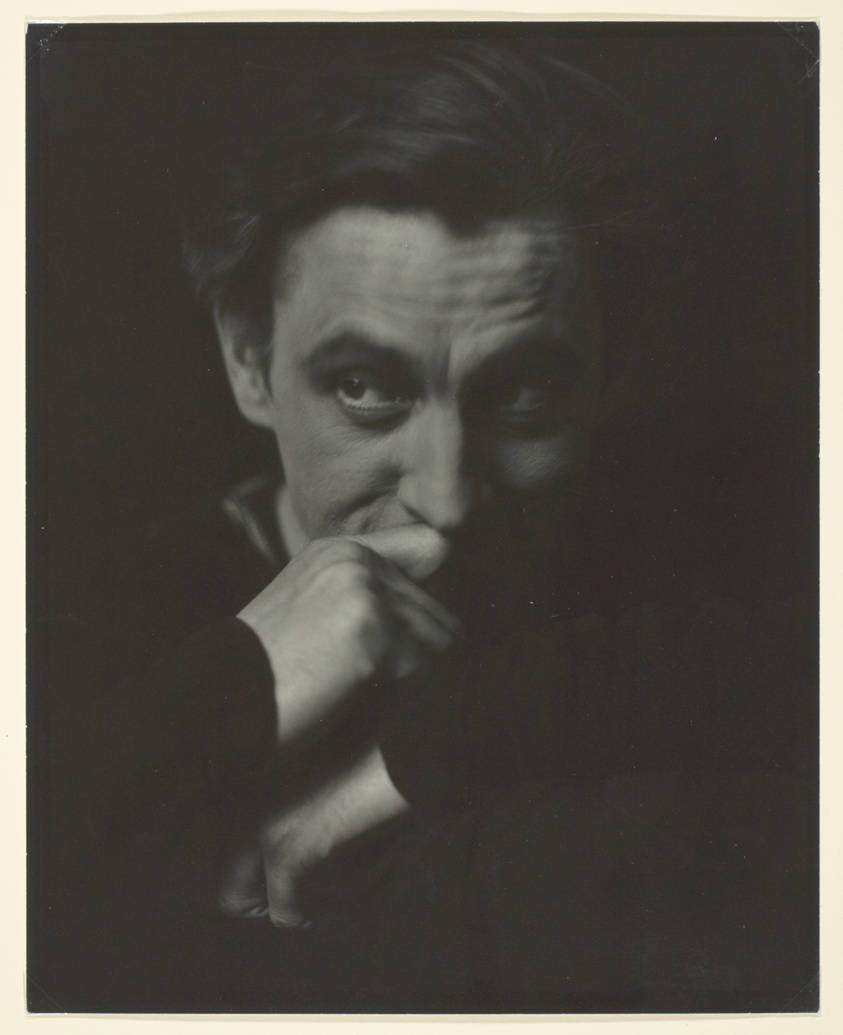 John Barrymore Hamlet, monochrome, black and white portrait, SD Phone Wallpaper
