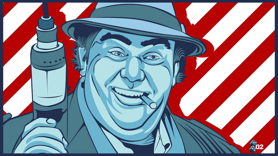 John Candy, fedora, drill, SD Desktop Wallpaper