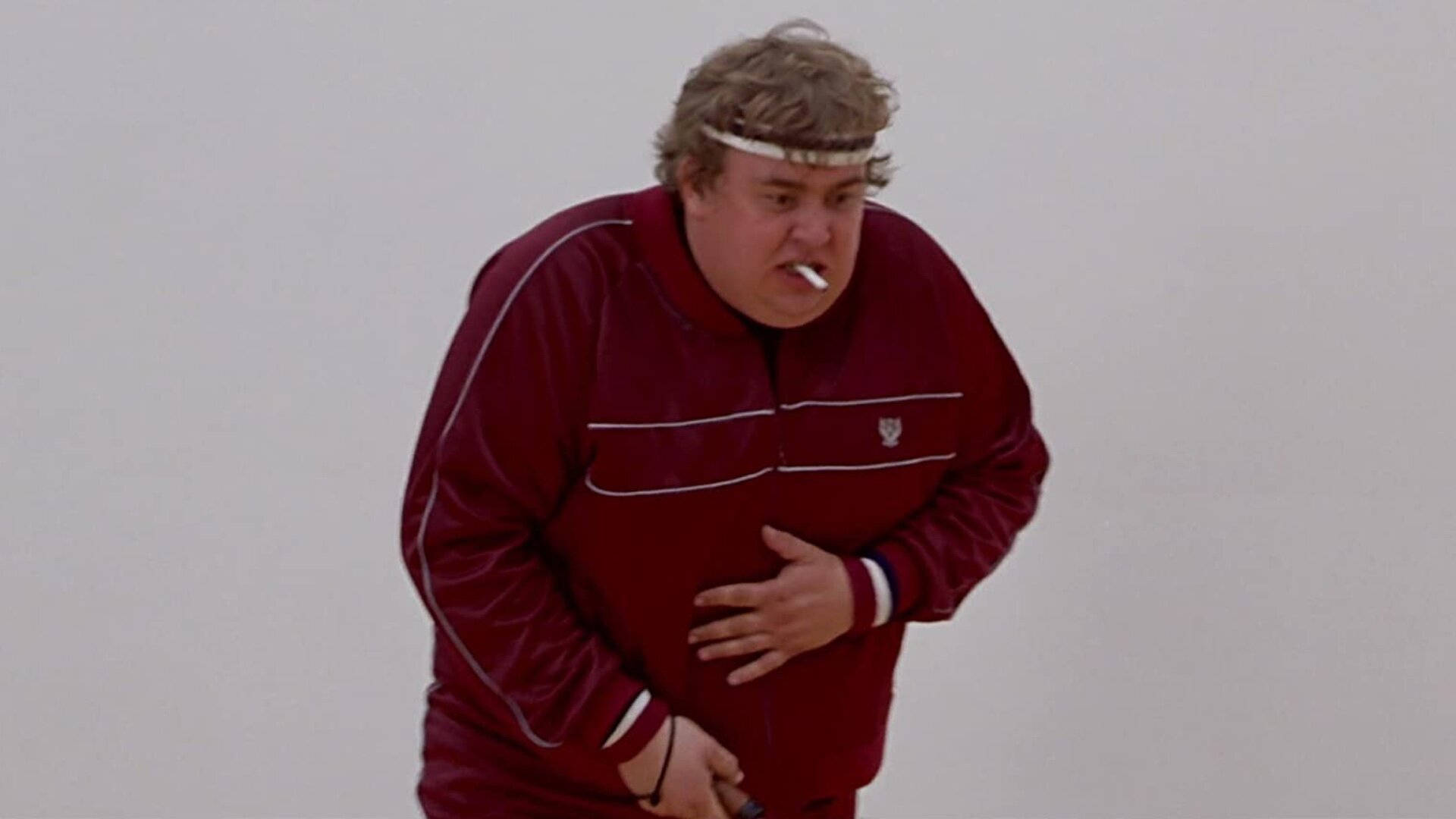 John Candy, maroon tracksuit, headband, Full HD Desktop Wallpaper