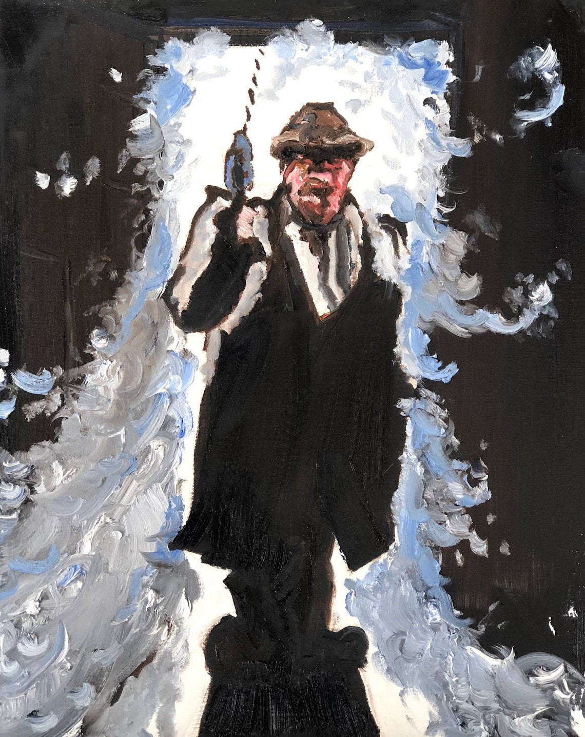 John Candy, hat, coat, HD Phone Wallpaper