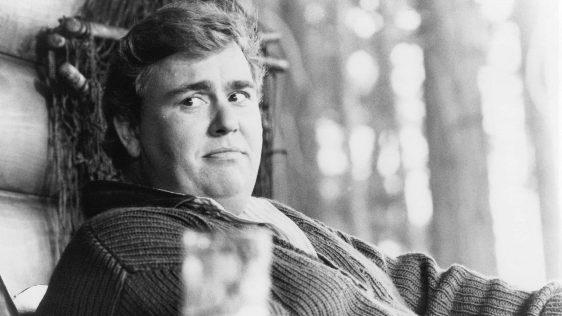 John Candy, knit sweater, chair, Full HD Desktop Wallpaper