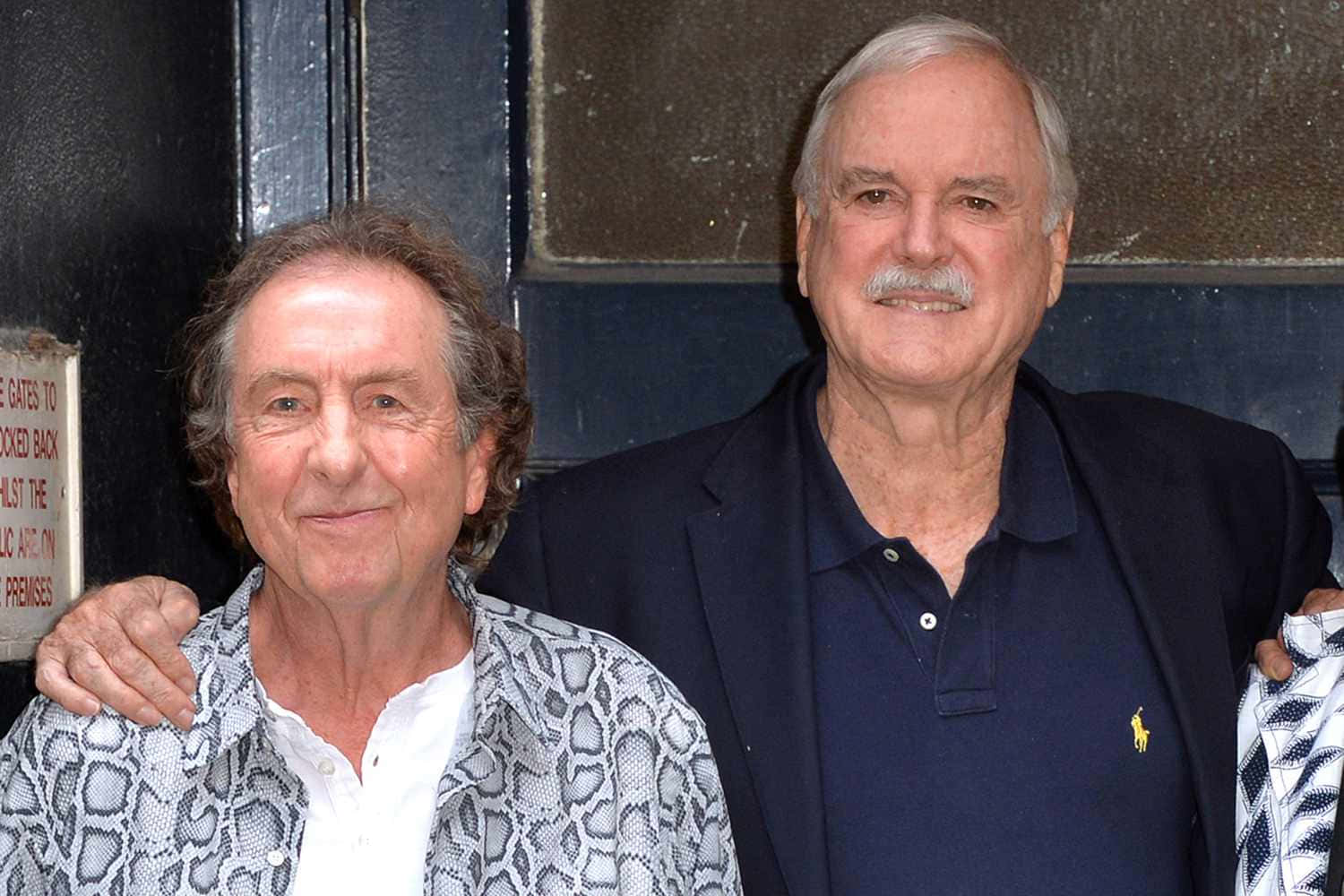 John Cleese, snake print jacket, navy polo, HD Desktop Wallpaper