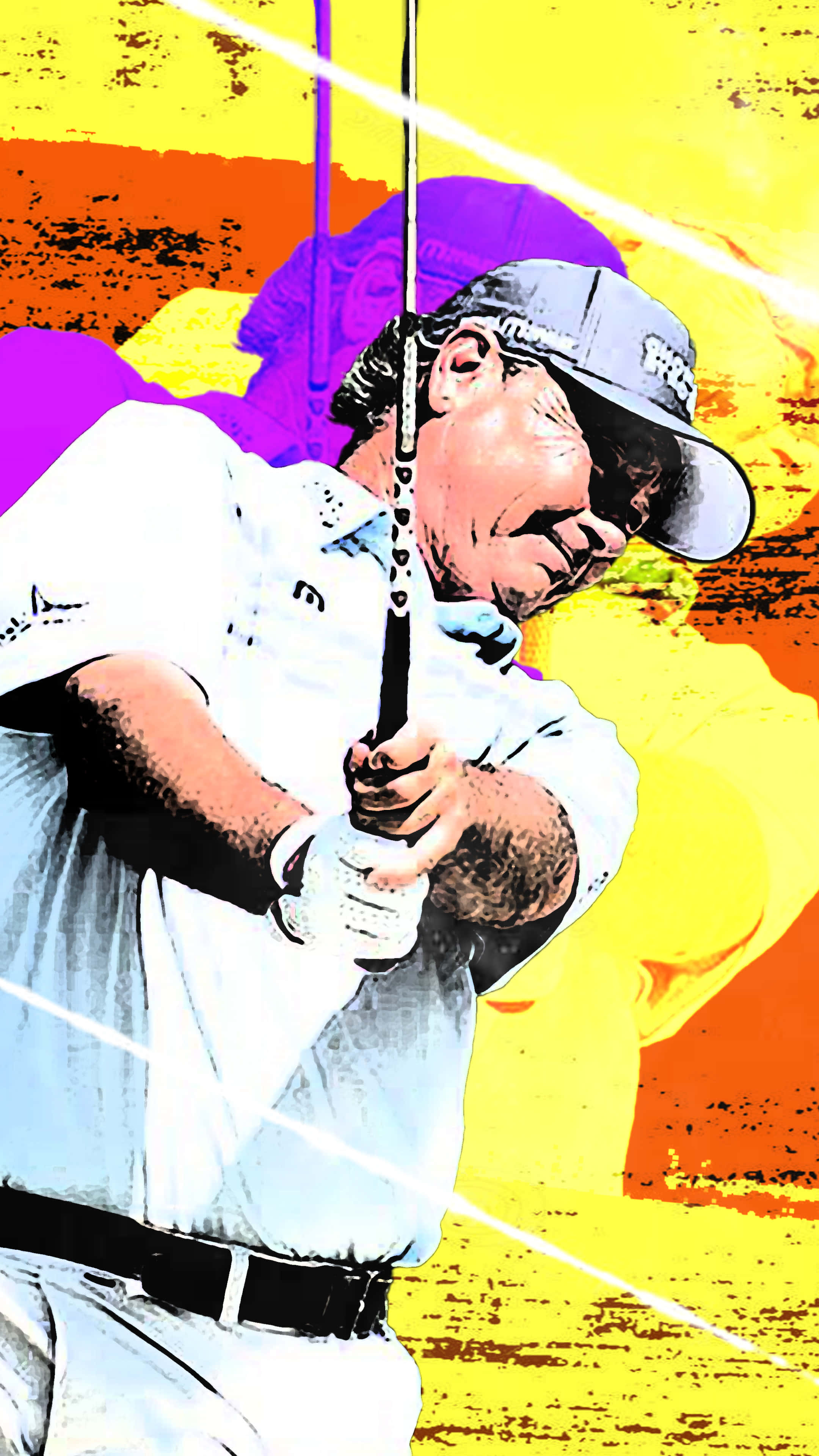 John Cook, cartoon, color pop, 4K Phone Wallpaper