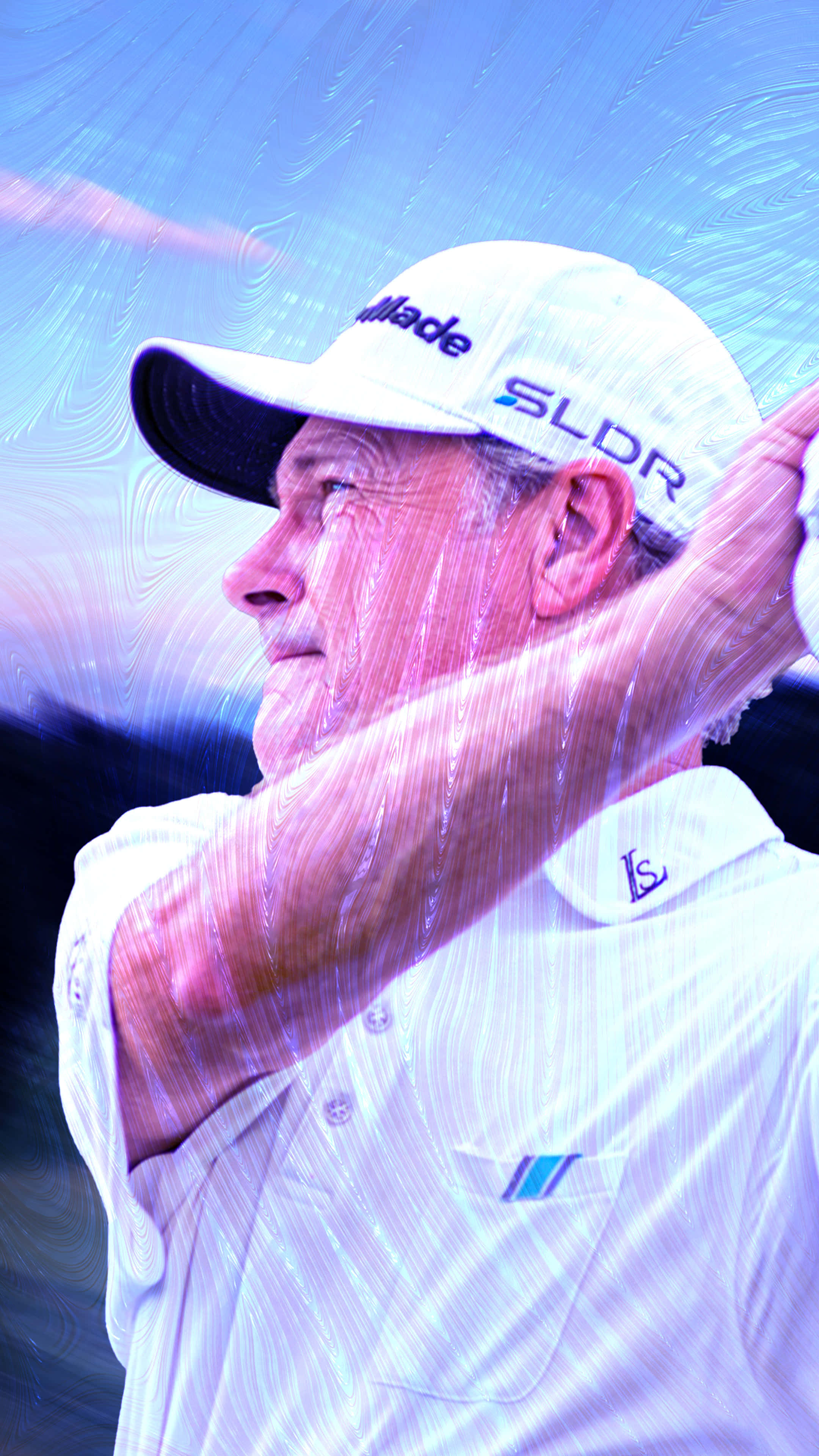 John Cook, white cap, white shirt, 4K Phone Wallpaper