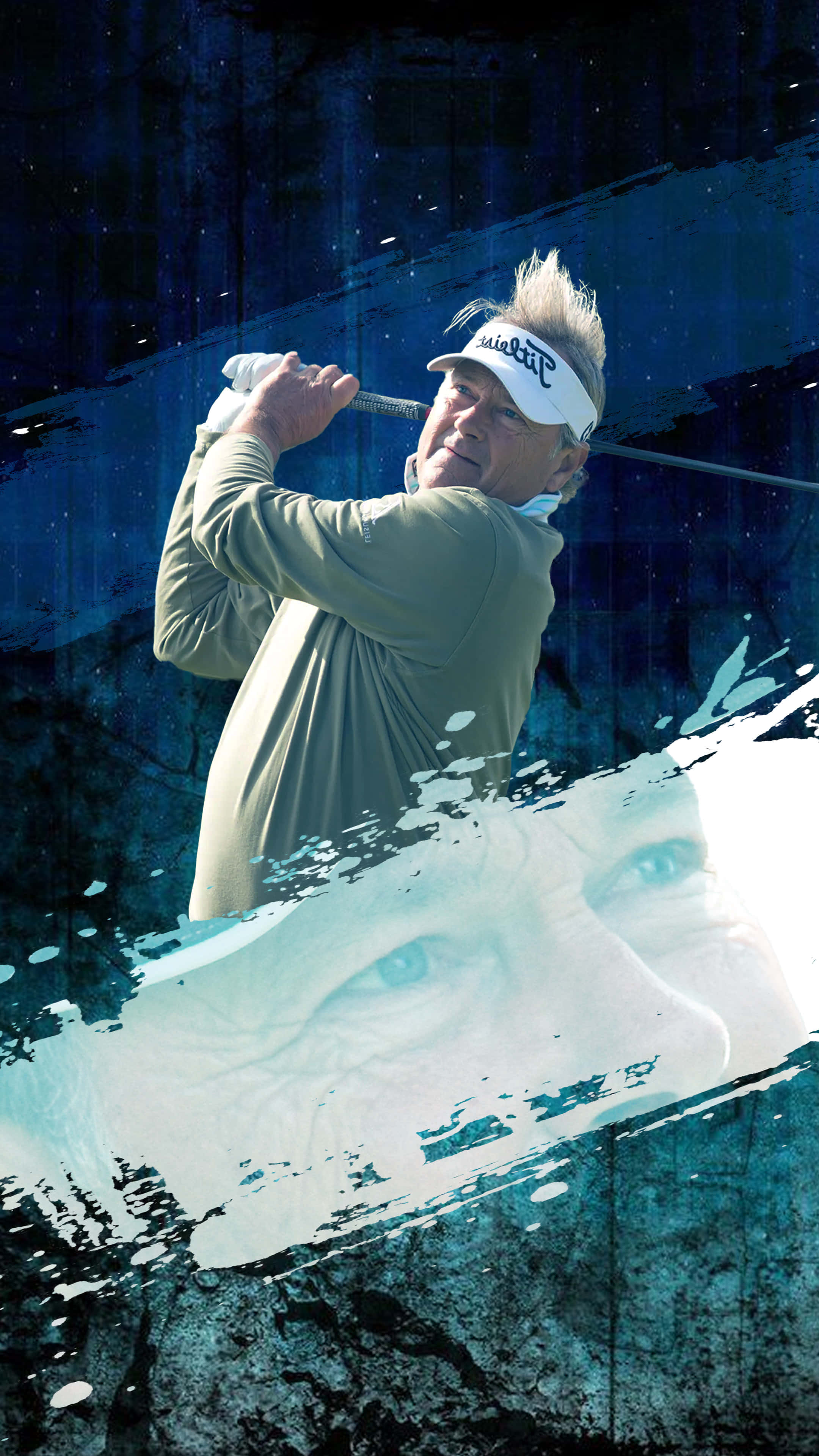 John Cook, golfer, mid-swing, 4K Phone Wallpaper