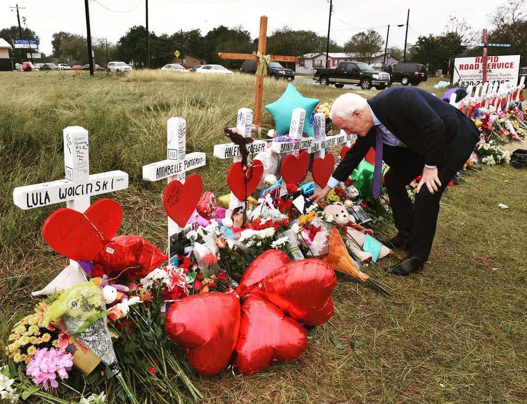 John Cornyn, cemetery, roadside memorial, SD Desktop Wallpaper