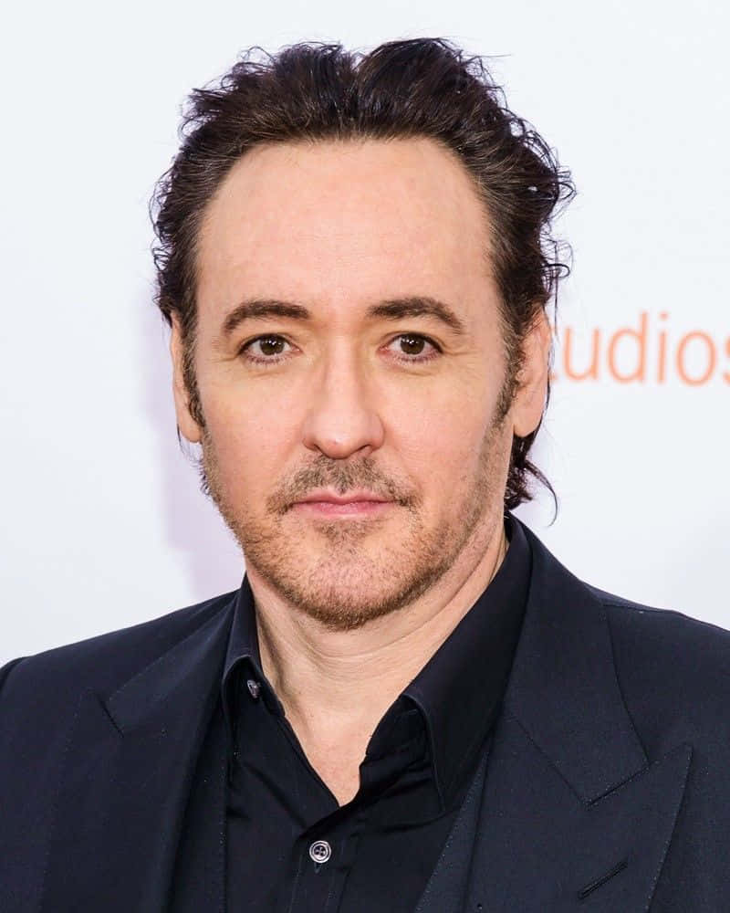 John Cusack, black suit, white background, SD Phone Wallpaper