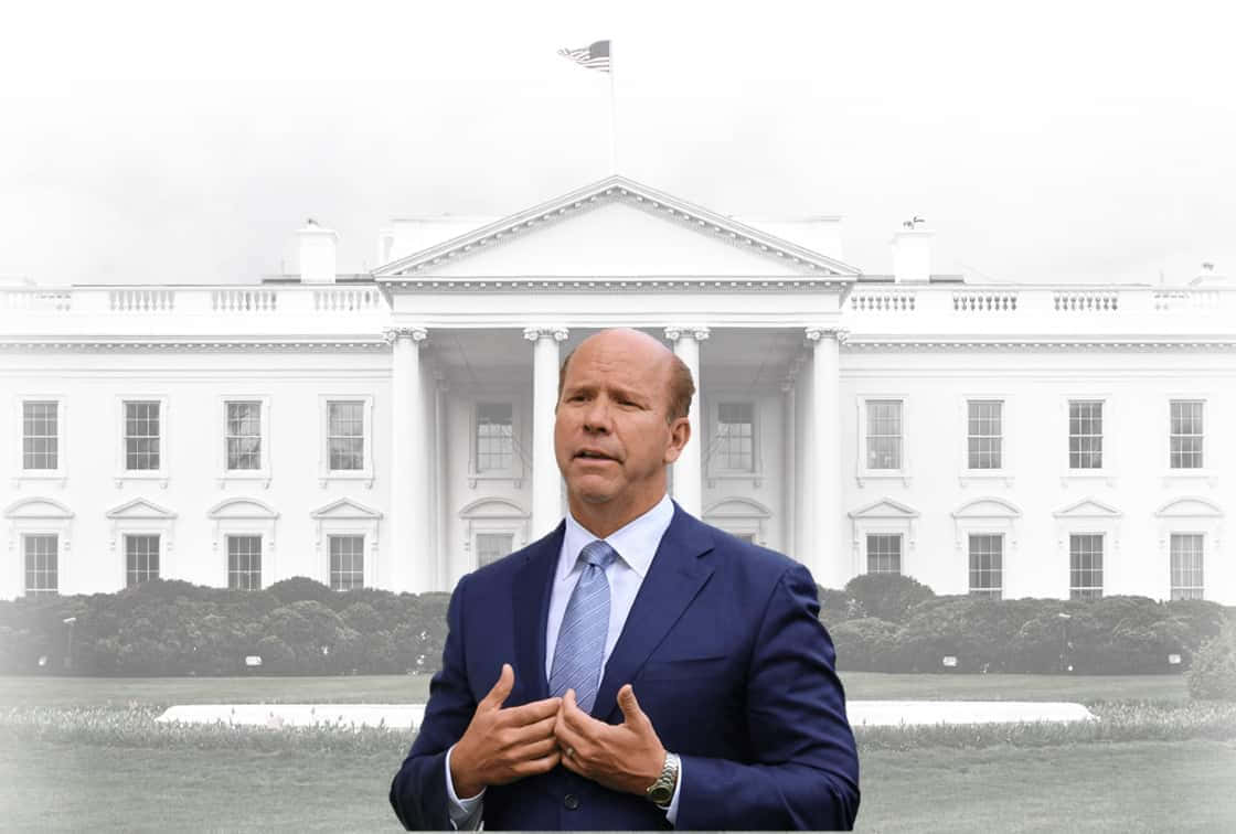 John Delaney, blue suit, monochrome White House, SD Desktop Wallpaper