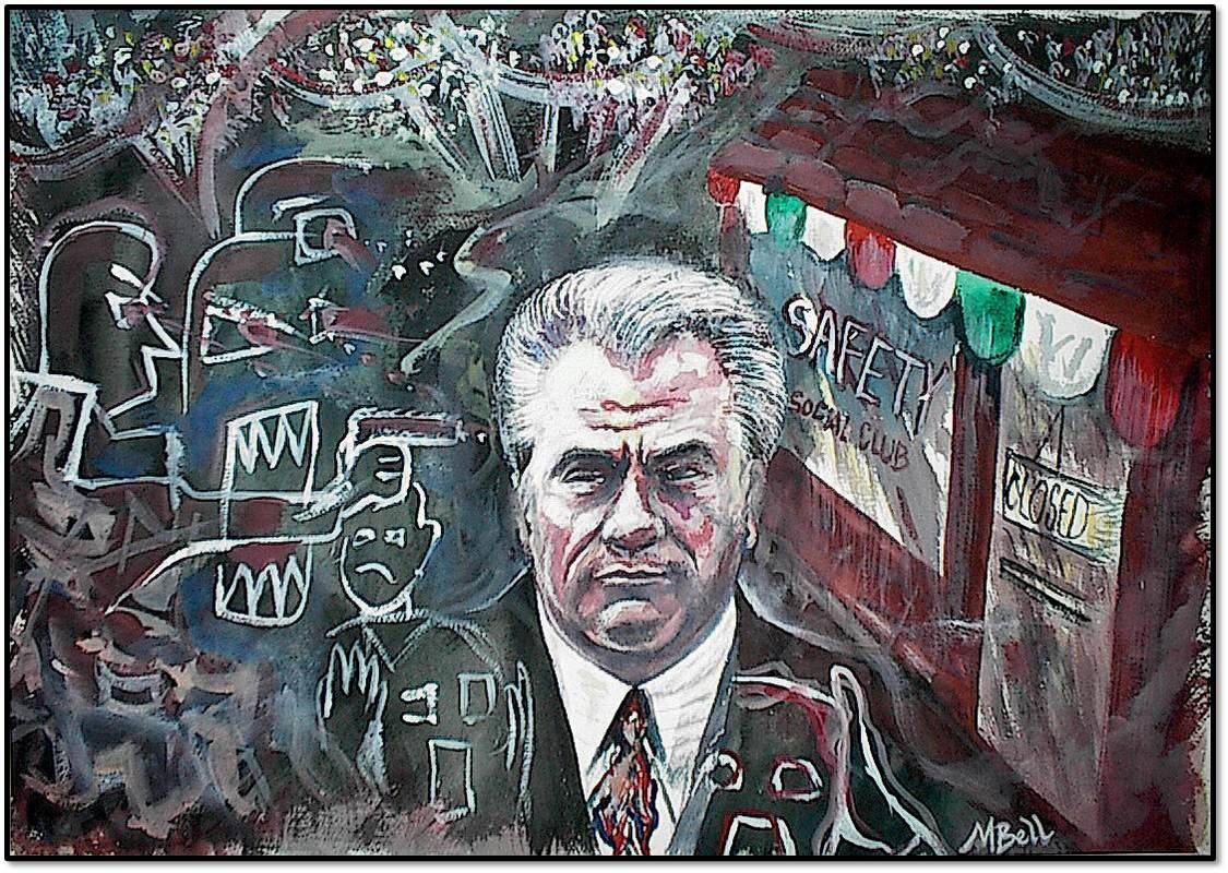 John Gotti, Safety Social Club, graffiti, SD Desktop Wallpaper