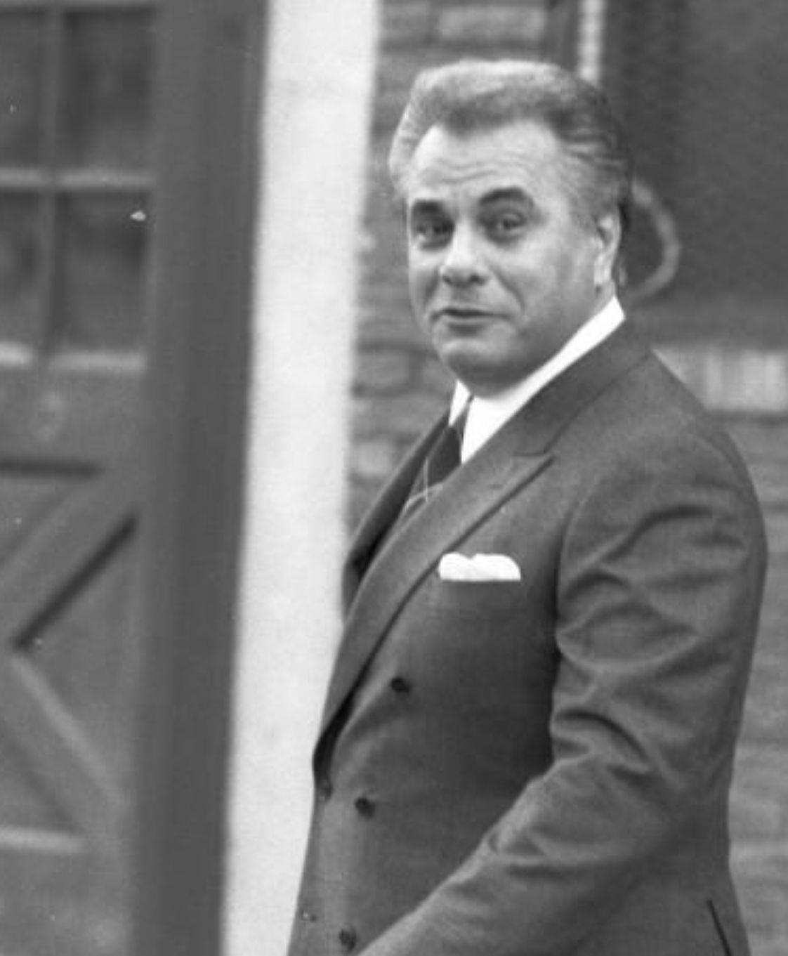 John Gotti, monochrome, suit, HD Phone Wallpaper