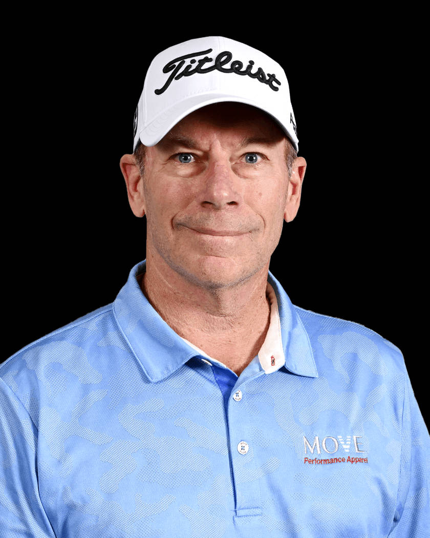 John Huston, white Titleist cap, light blue patterned polo shirt, SD Phone Wallpaper