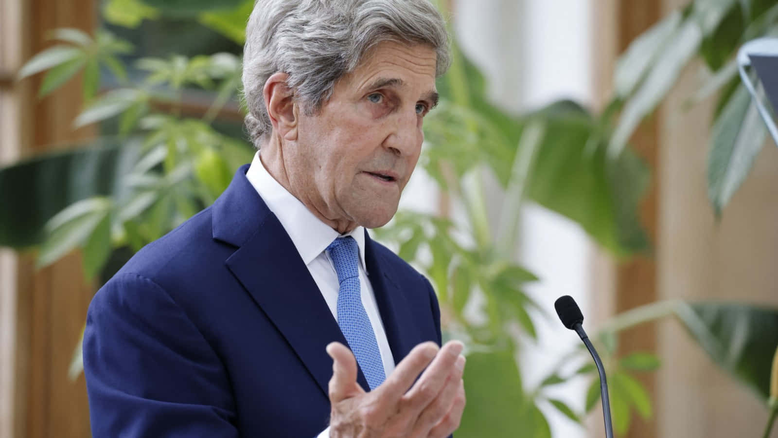 John Kerry, blue suit, tie, HD Desktop Wallpaper