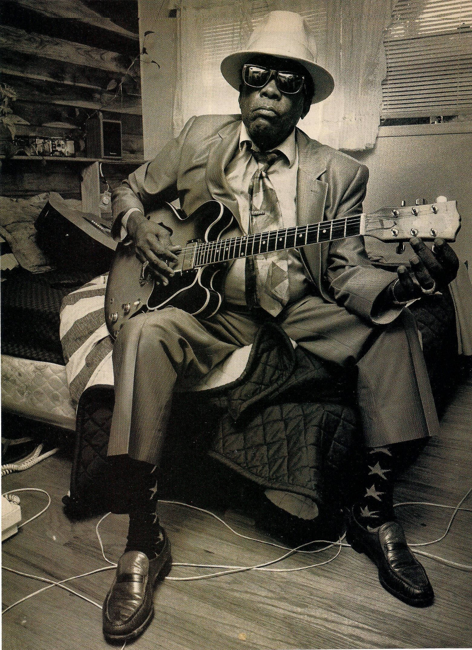 John Lee Hooker, suit, fedora, Full HD Phone Wallpaper