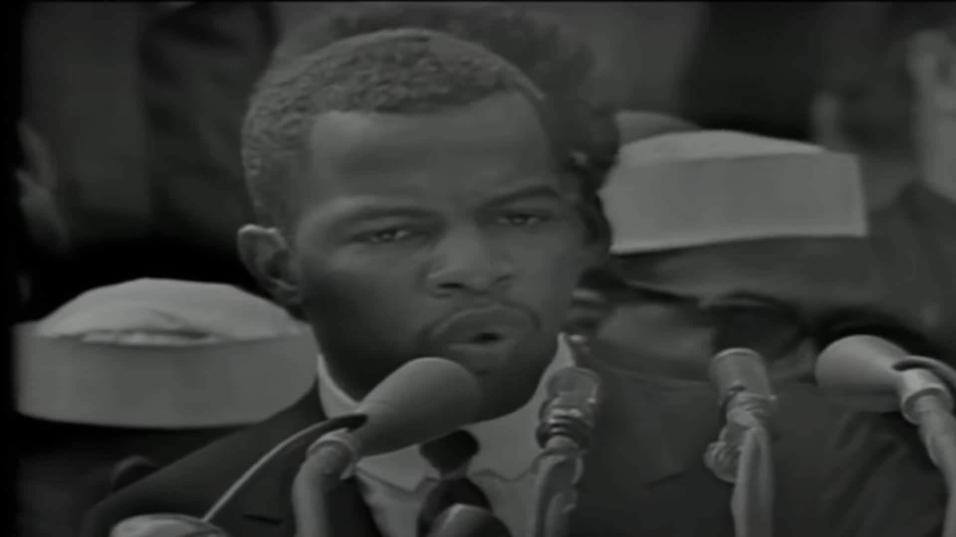 John Lewis, microphones, press conference, Full HD Desktop Wallpaper