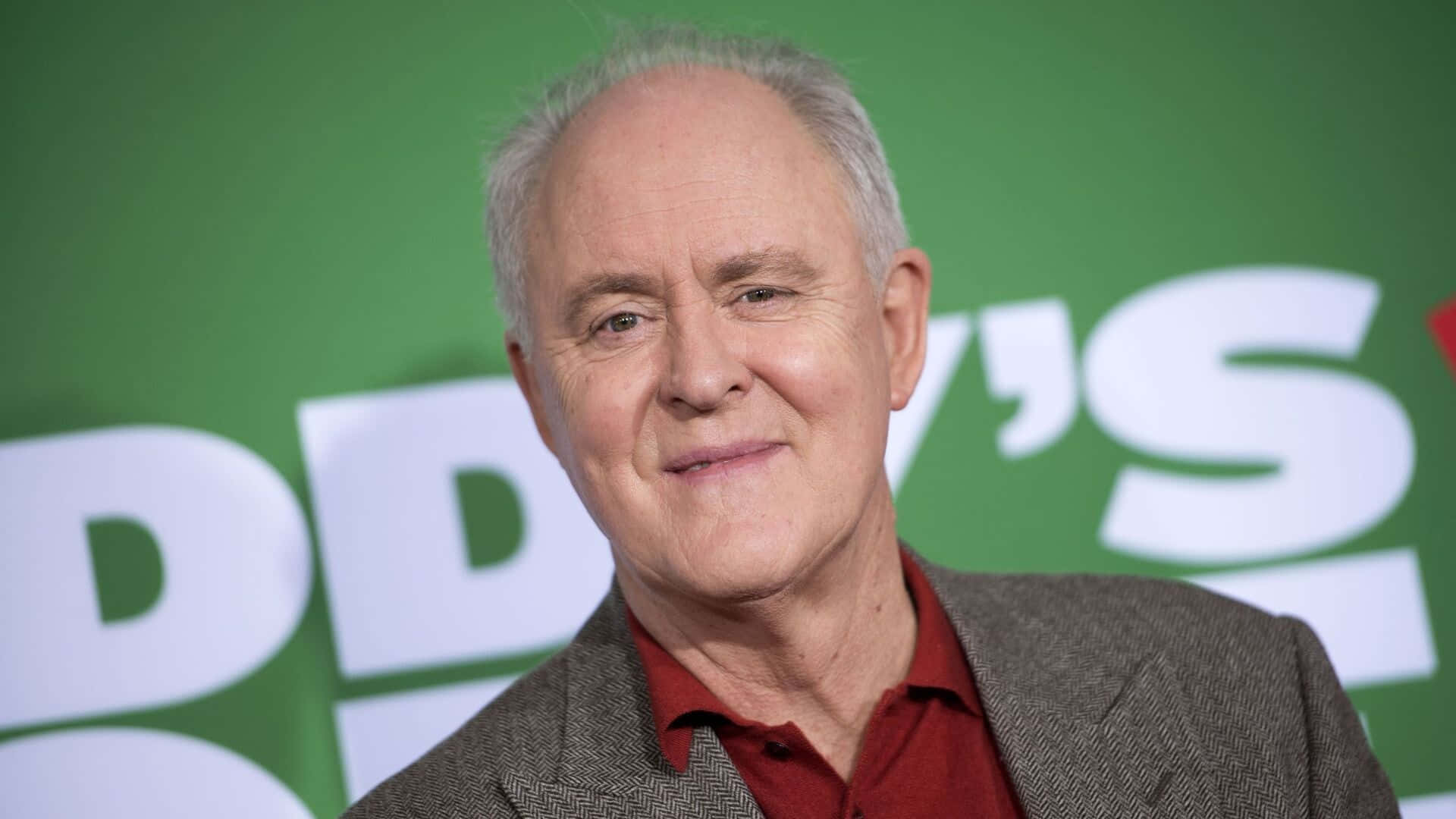 John Lithgow, red shirt, tweed jacket, Full HD Desktop Wallpaper