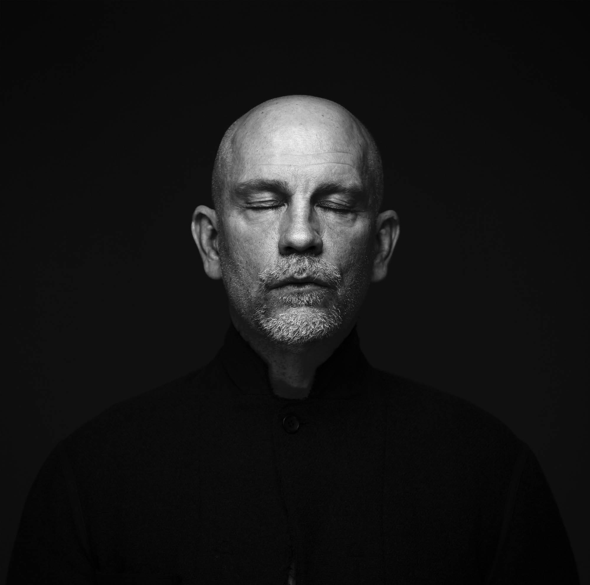 John Malkovich, bald man, gray beard, Full HD Desktop Wallpaper