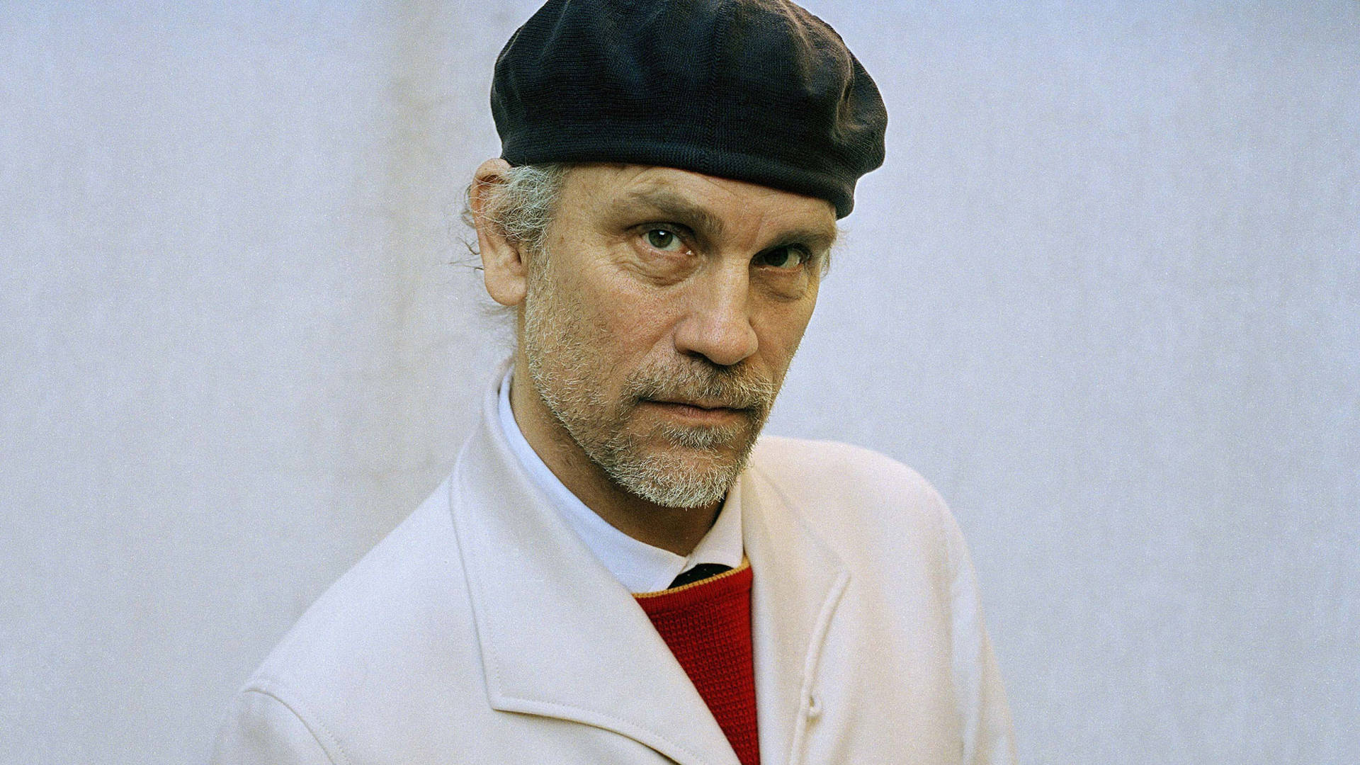 John Malkovich, gray hair, beard, Full HD Desktop Wallpaper