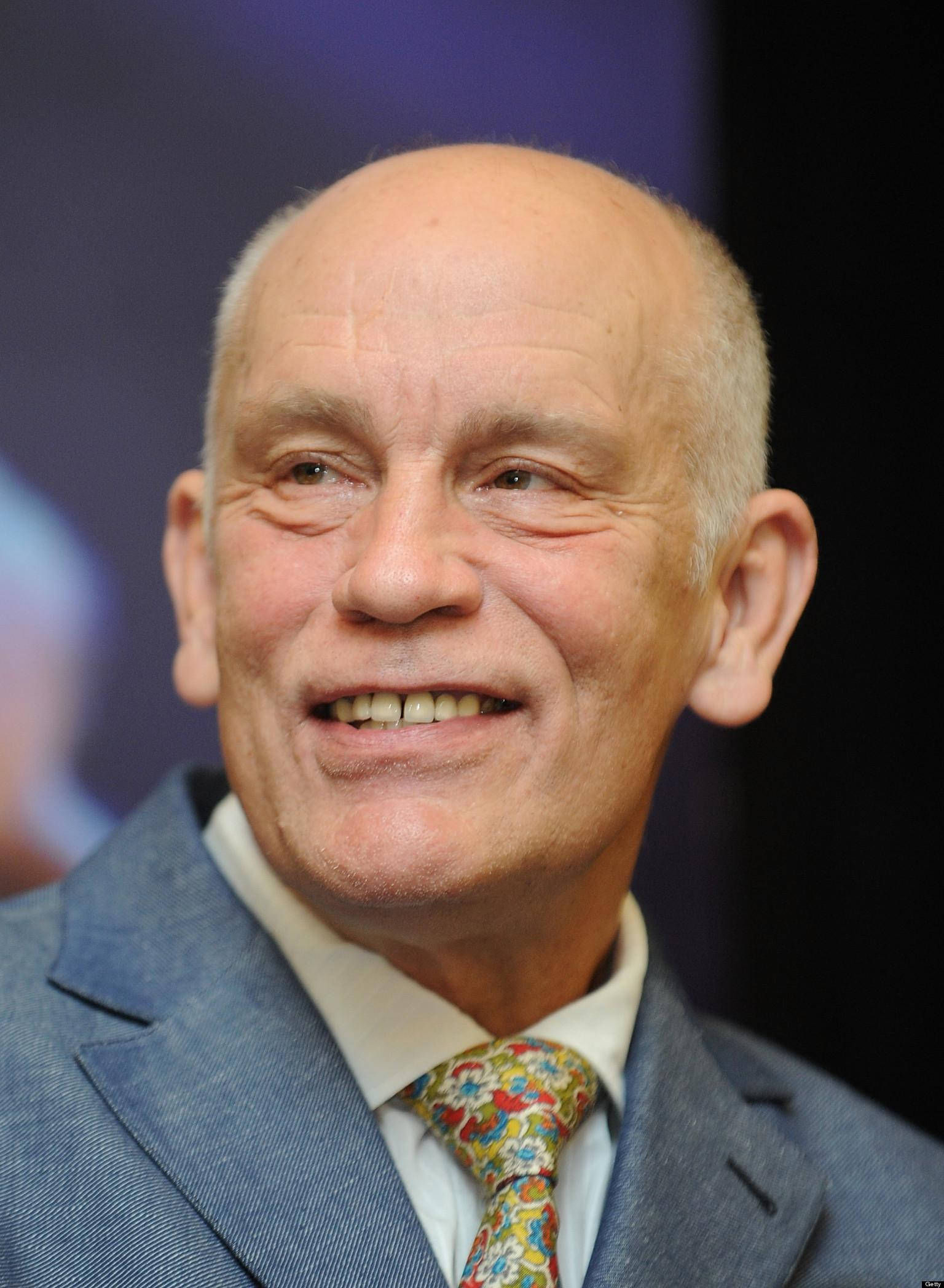 John Malkovich, blue suit, colorful floral tie, Full HD Phone Wallpaper