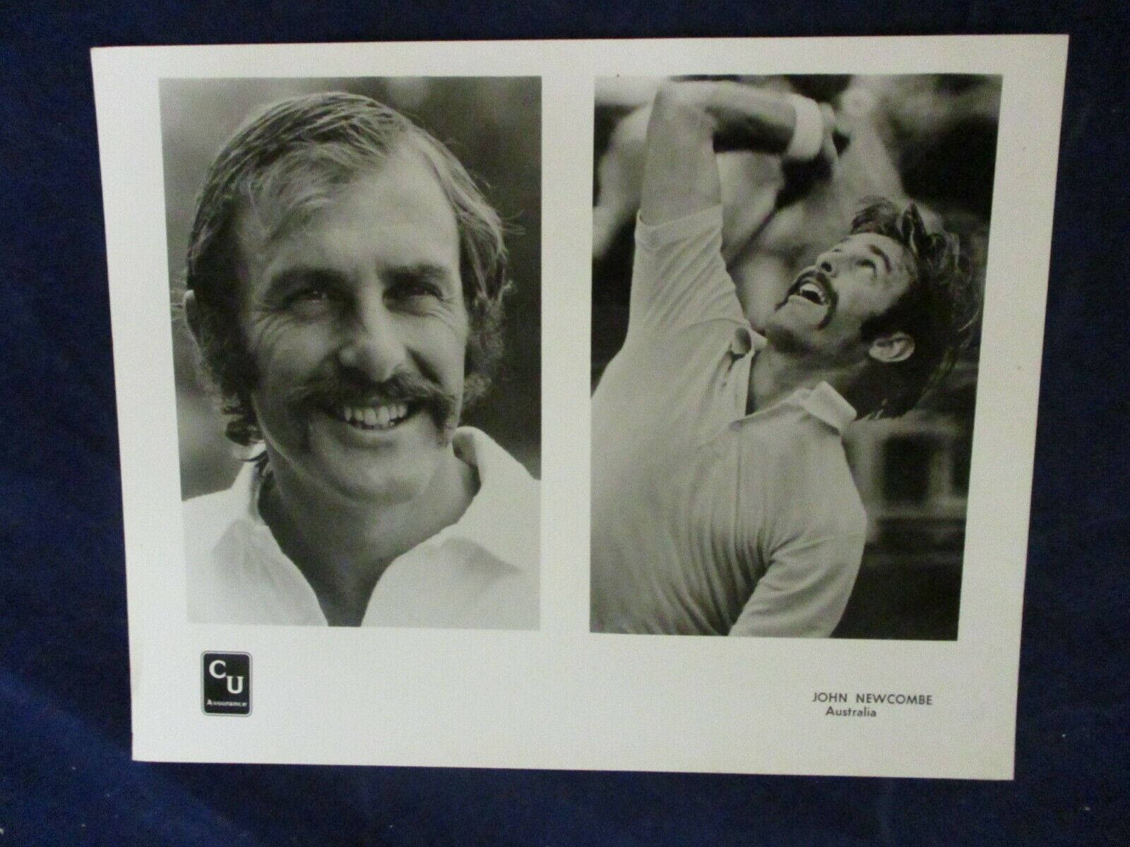 John Newcombe, tennis player, black and white photo print, HD Desktop Wallpaper