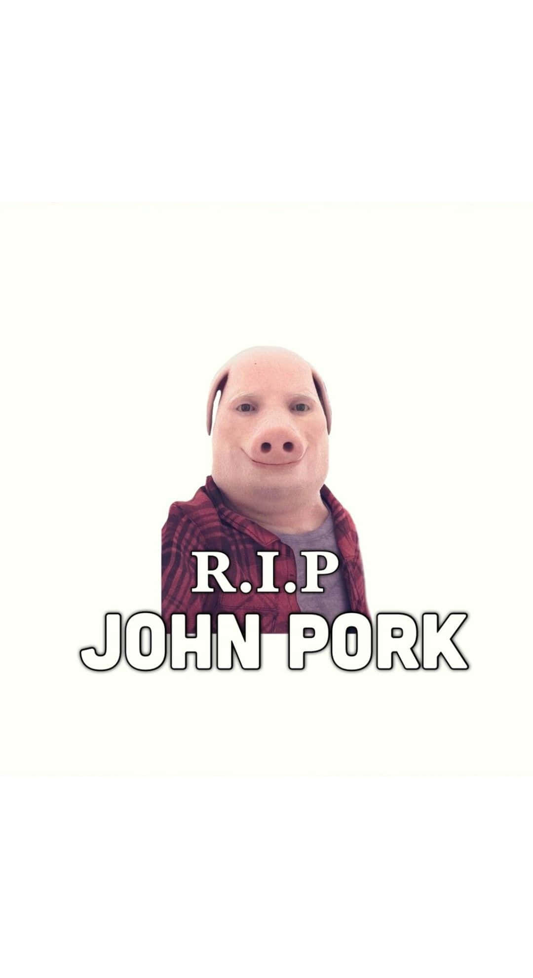 John Pork, pig mask, R.I.P. JOHN PORK, Full HD Phone Wallpaper