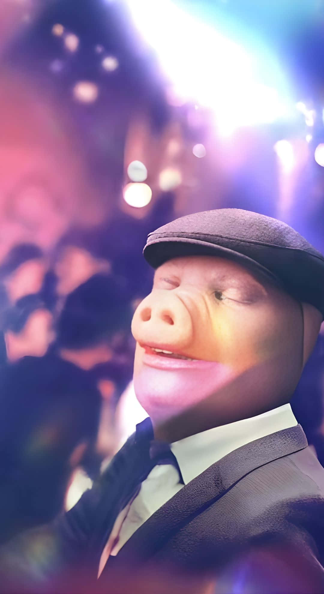 John Pork, pig mask, suit, Full HD Phone Wallpaper