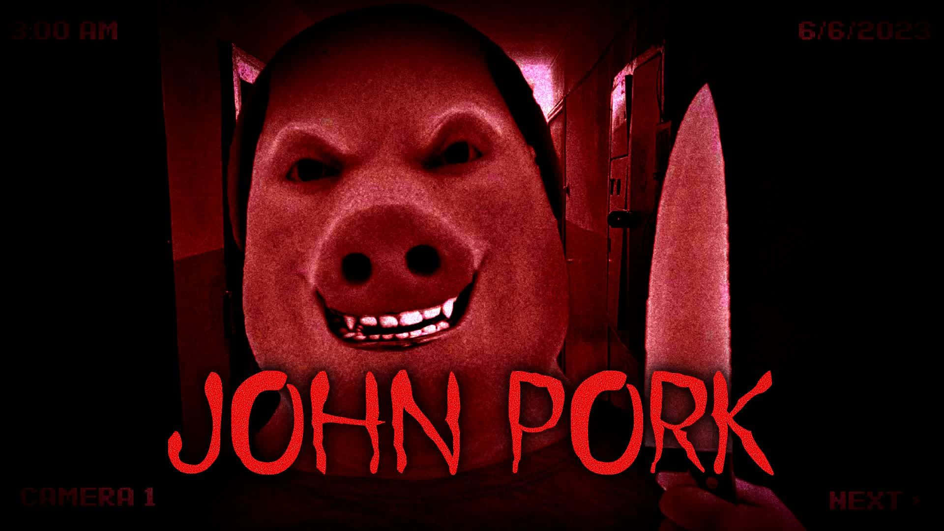 John Pork, pig mask, wide grin, Full HD Desktop Wallpaper