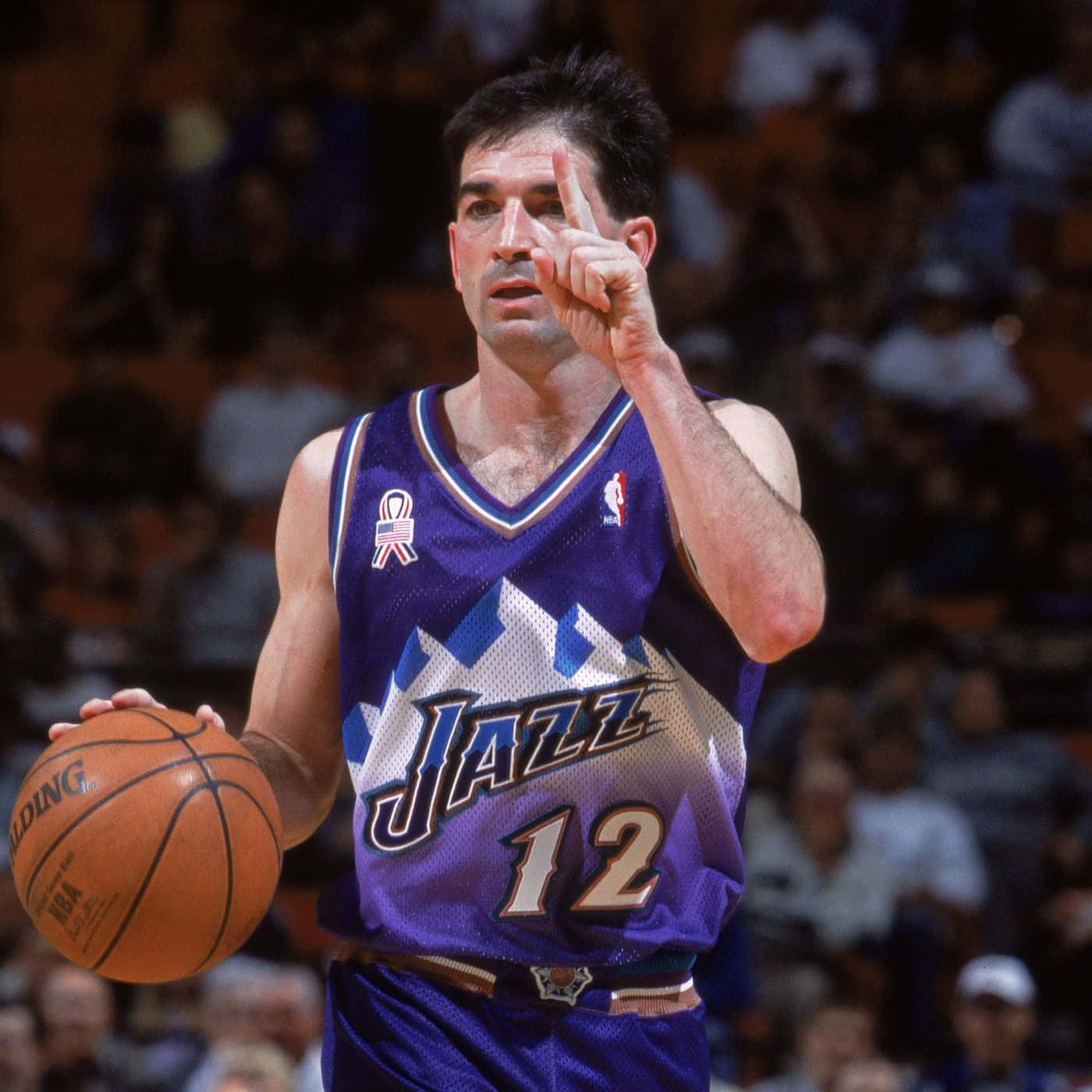 John Stockton, purple Jazz jersey, basketball player, HD Desktop Wallpaper
