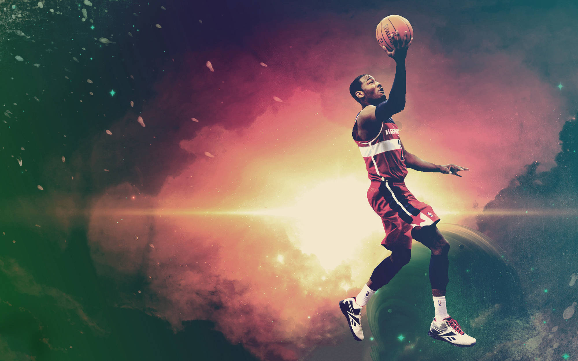 John Wall, celestial art, cosmic nebula, Full HD Desktop Wallpaper