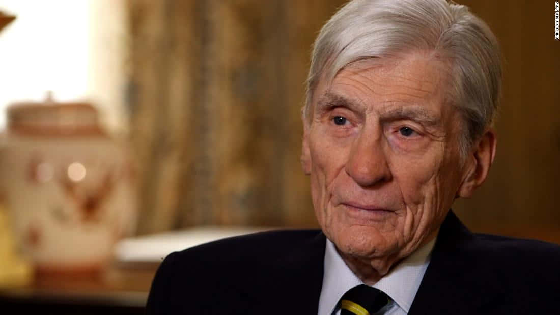 John Warner, white hair, dark suit and tie, SD Desktop Wallpaper