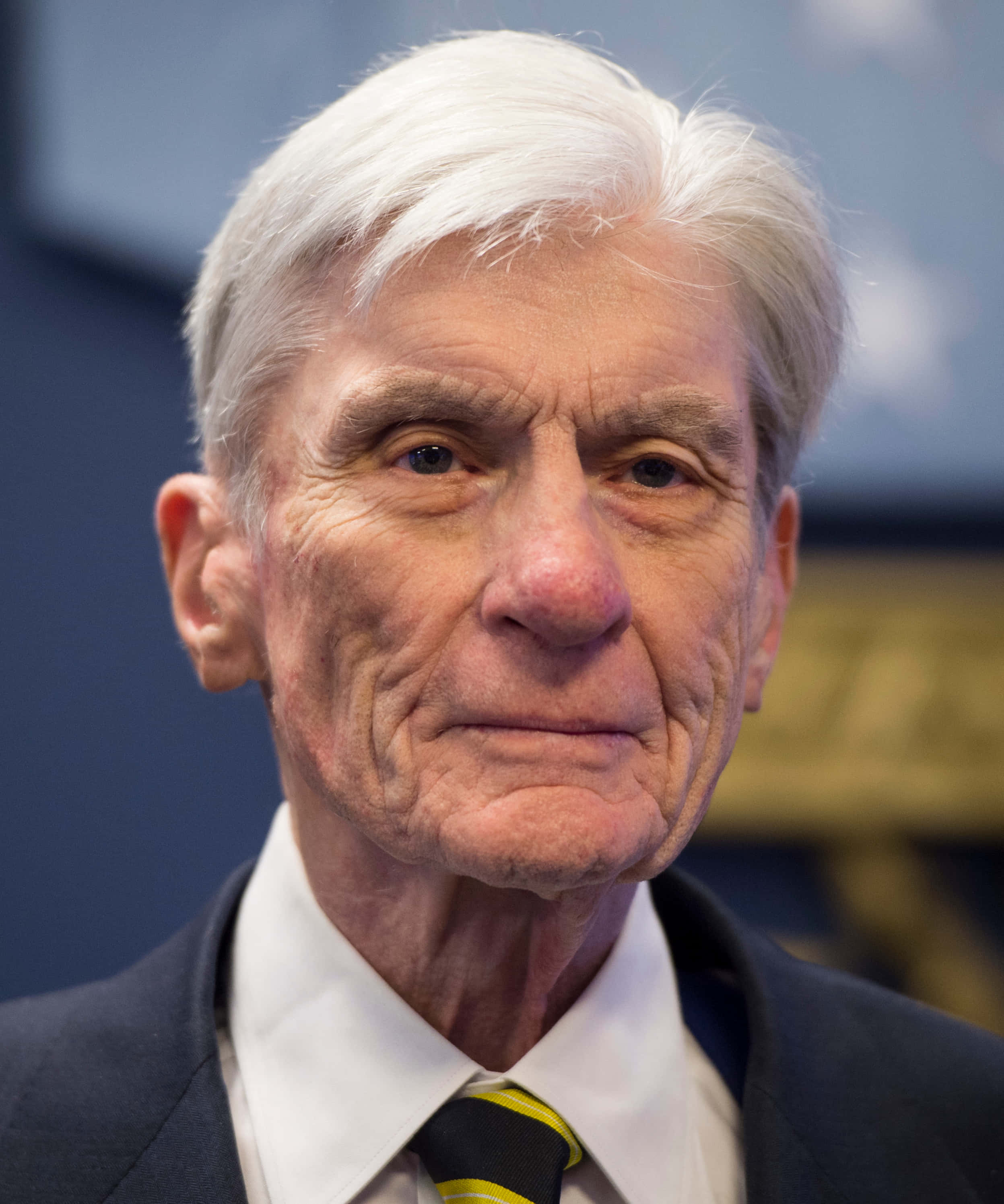 John Warner, American Politician, white hair, 2K Phone Wallpaper