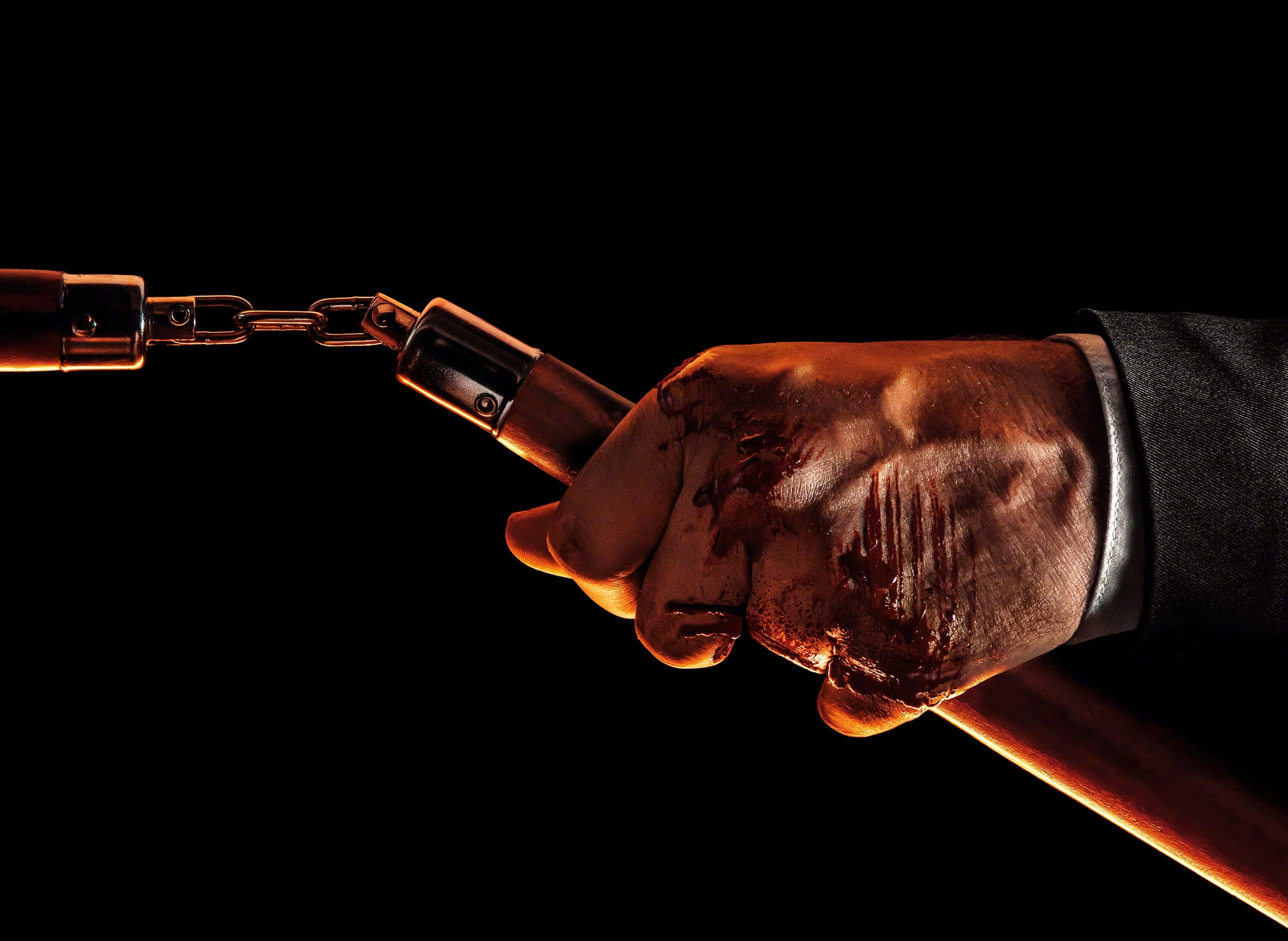 John Wick 4, suit, chain, 2K Desktop Wallpaper