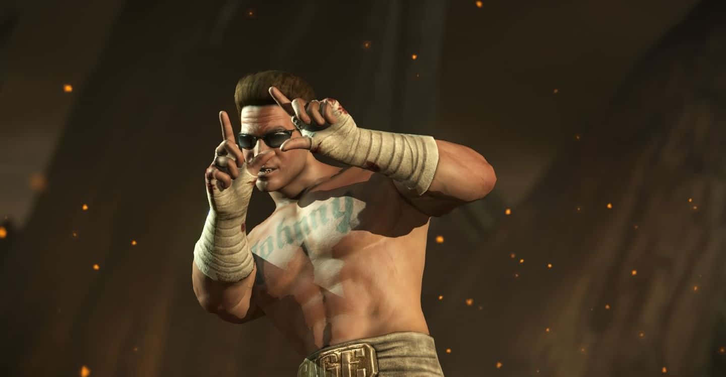 Johnny Cage, martial arts superstar, bandaged fists, HD Desktop Wallpaper