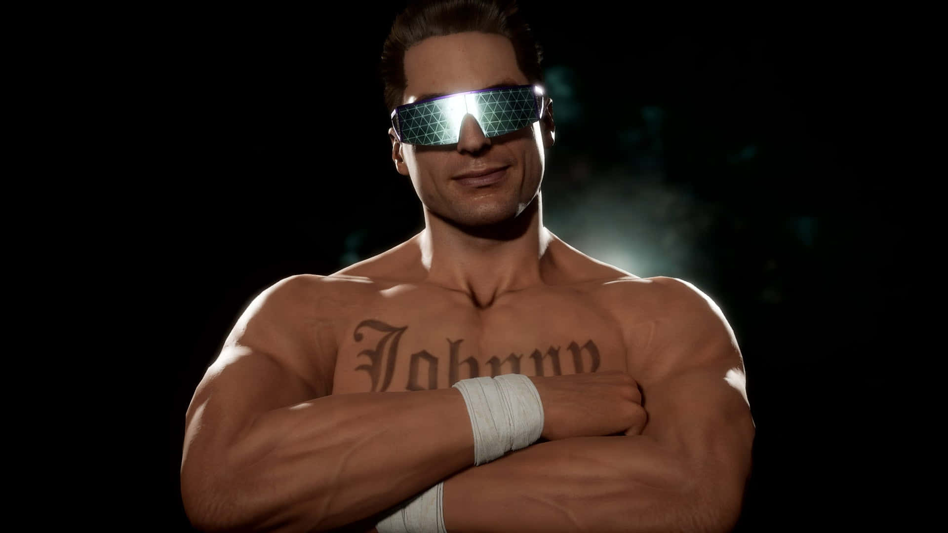 Johnny Cage, 1920x1080, futuristic sunglasses, Full HD Desktop Wallpaper