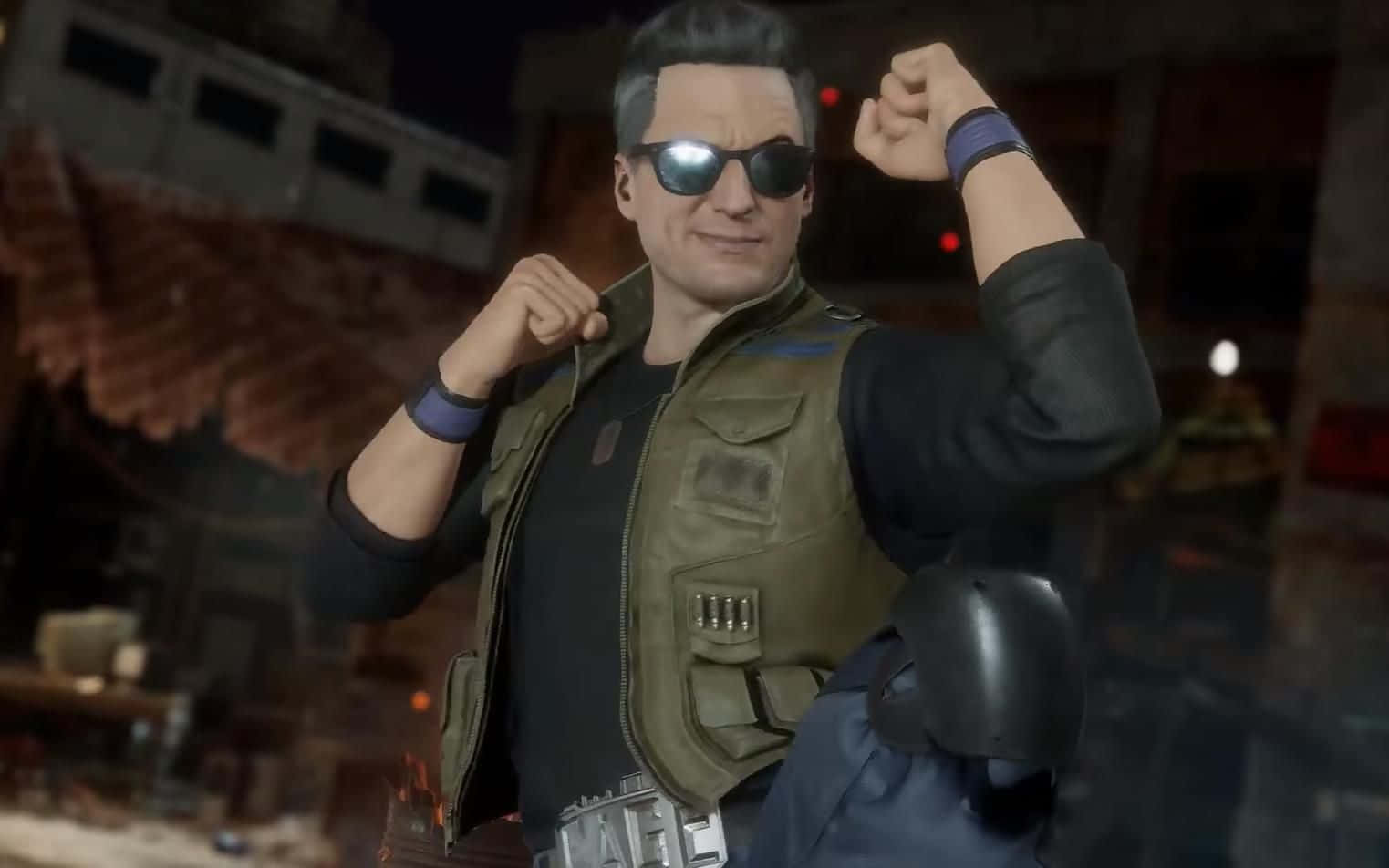 Johnny Cage, tactical gear, gritty urban ruin, HD Desktop Wallpaper