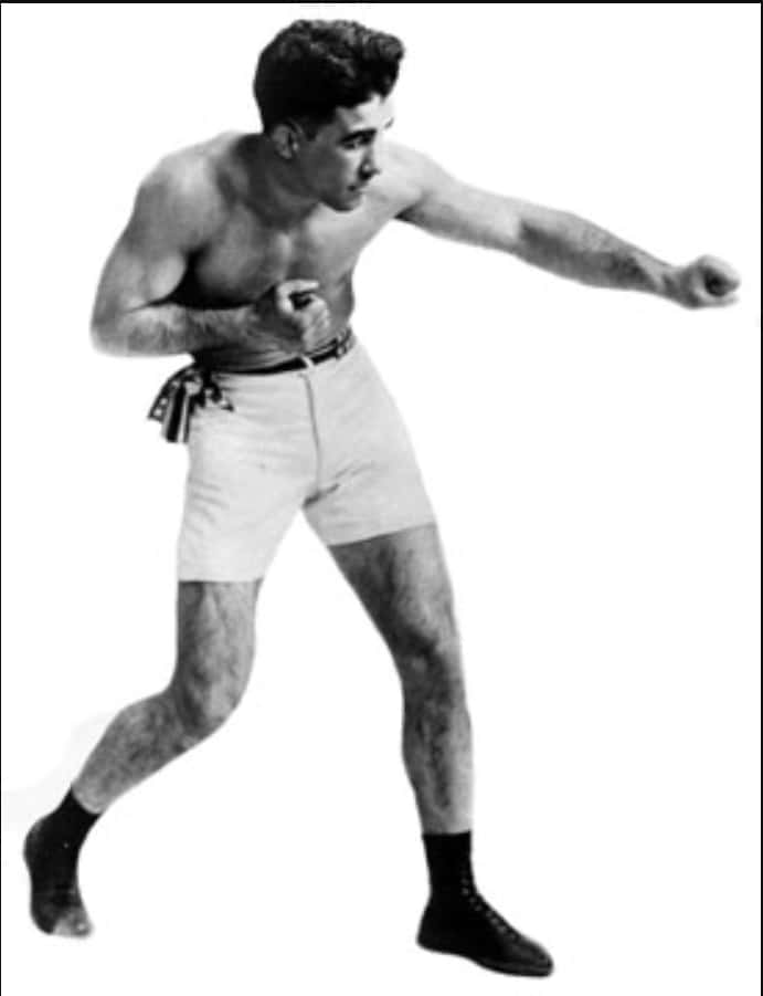 Johnny Dundee, boxing pose, bare hands, SD Phone Wallpaper