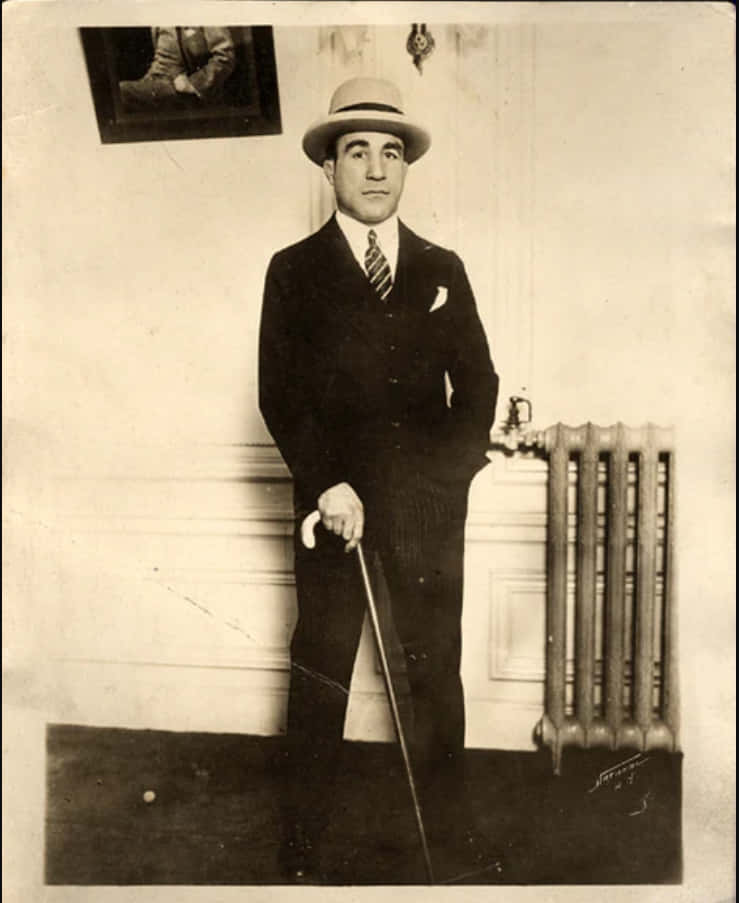 Johnny Dundee, suit, fedora, SD Phone Wallpaper