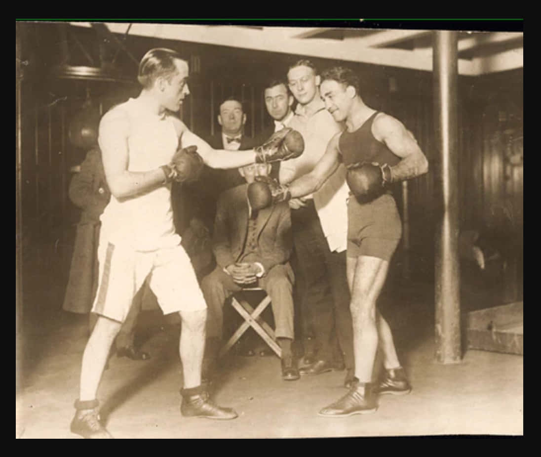 Johnny Dundee, vintage gear, dimly lit gym, SD Desktop Wallpaper