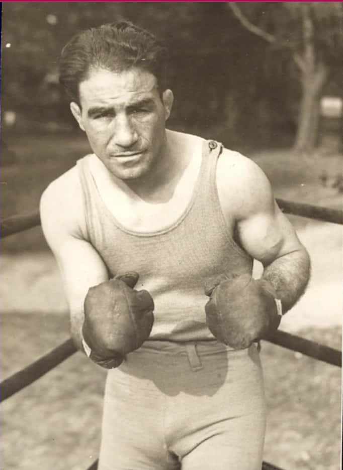 Johnny Dundee, boxing pose, ring, SD Phone Wallpaper