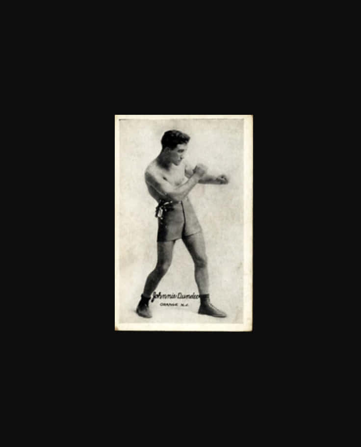 Johnny Dundee, southpaw stance, sepia-toned, SD Phone Wallpaper