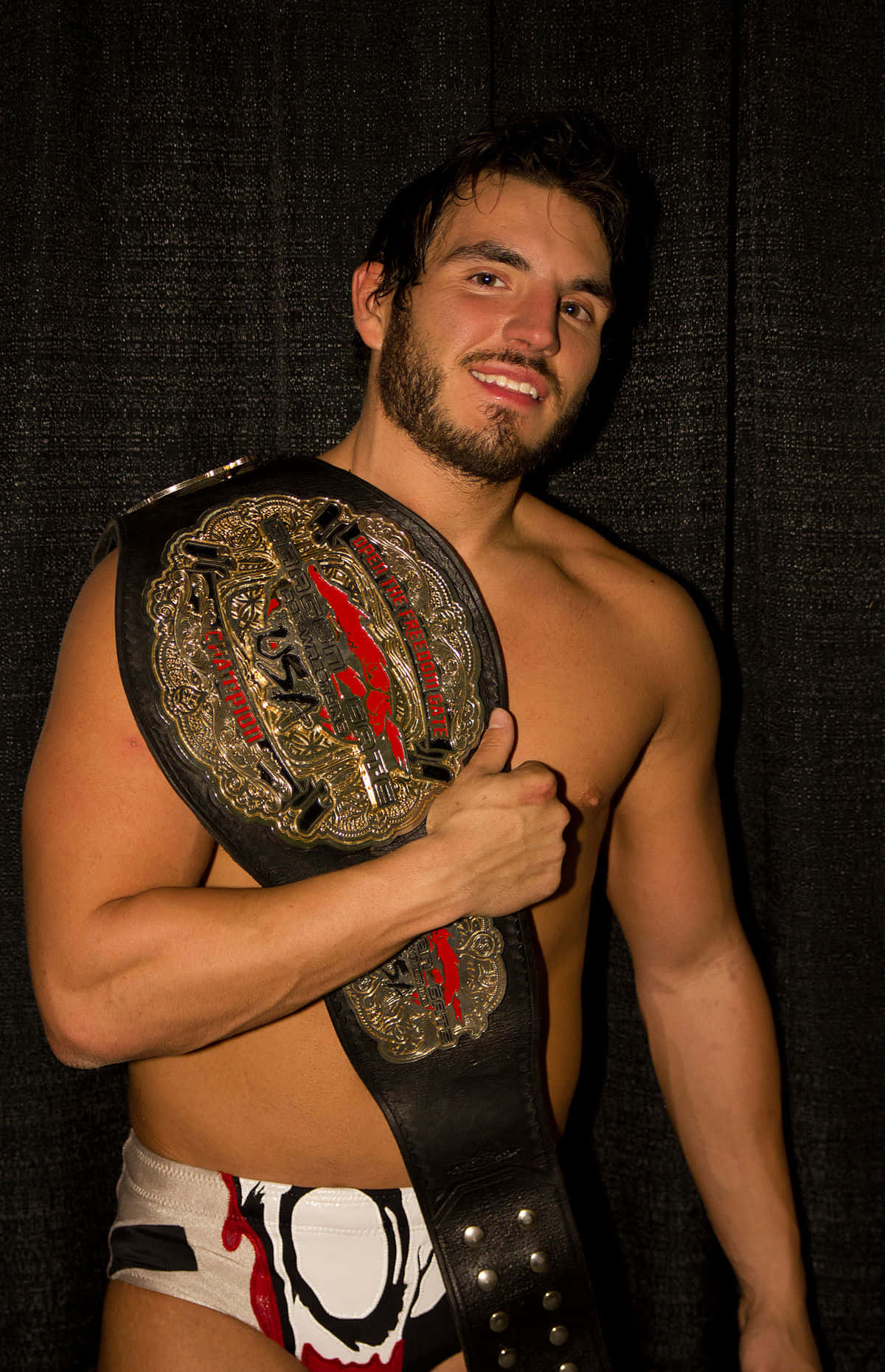 Johnny Gargano, heavyweight belt, muscular wrestler, HD Phone Wallpaper
